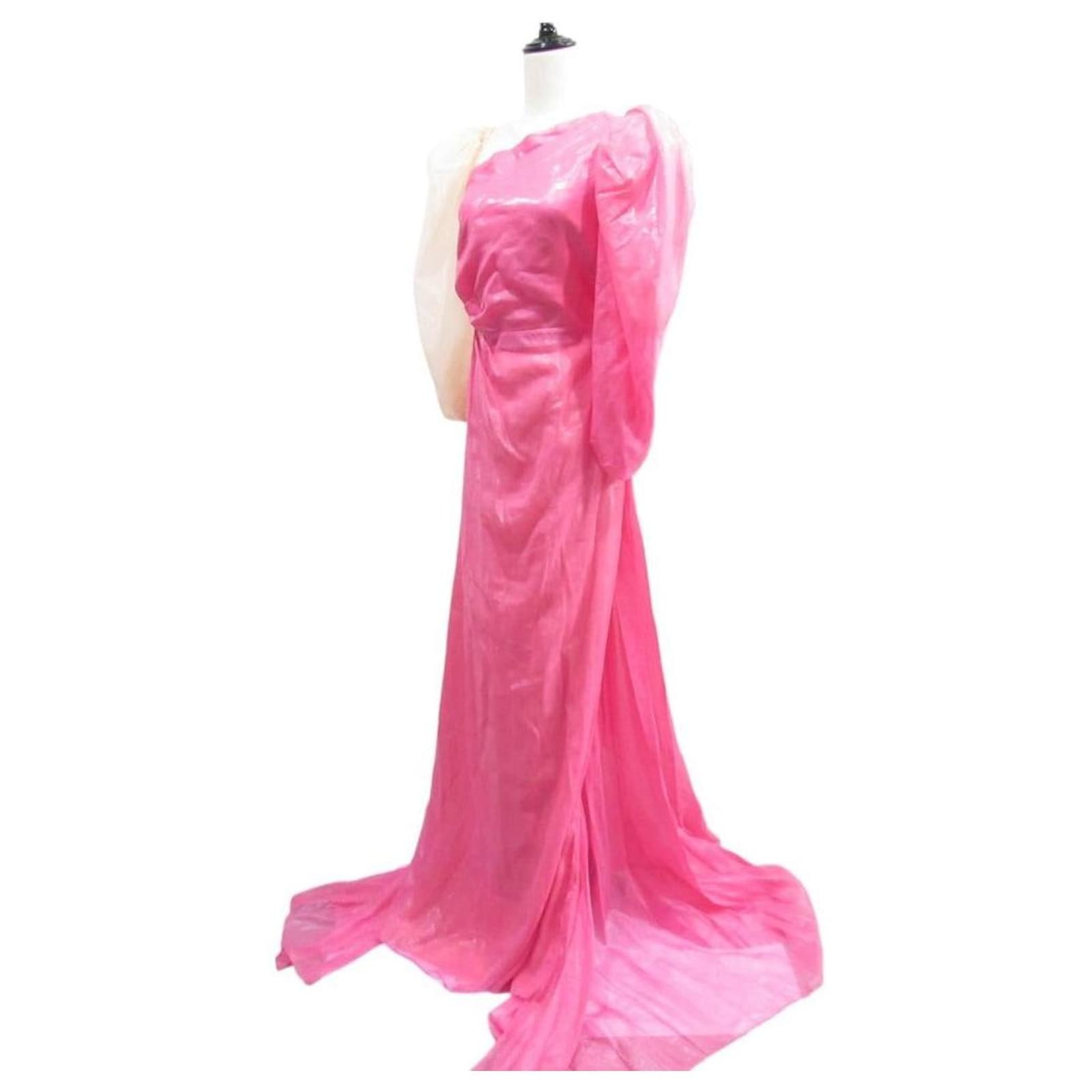 strapless open back dress Gucci S/S 2005 Bordeaux Runway Bustier Cutout Open Back Silk Dress (S) –  Rixt Archives main image 0