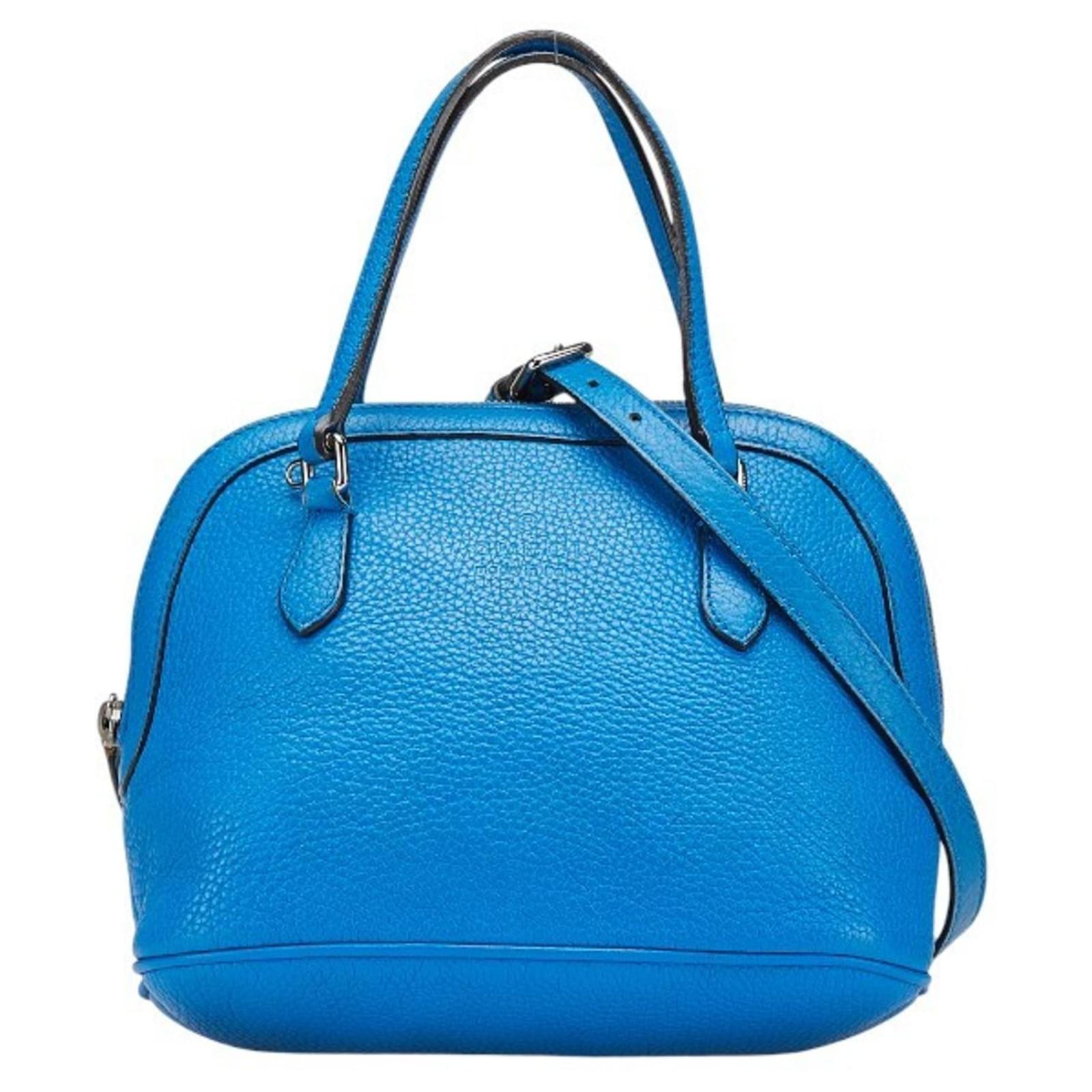 Gucci Blue Leather Handbag/Shoulder Bag ref.JC2612348 (Sold