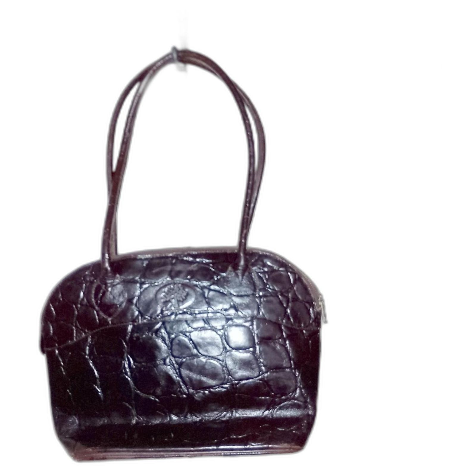 Mulberry 994889 Vintage 70s Brown Congo Leather Shoulder Bag ref 