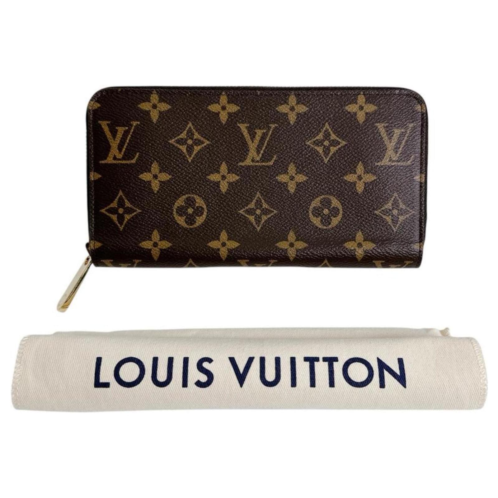 Louis Vuitton Monogram Zippy Wallet Brown Pink Patent leather ref