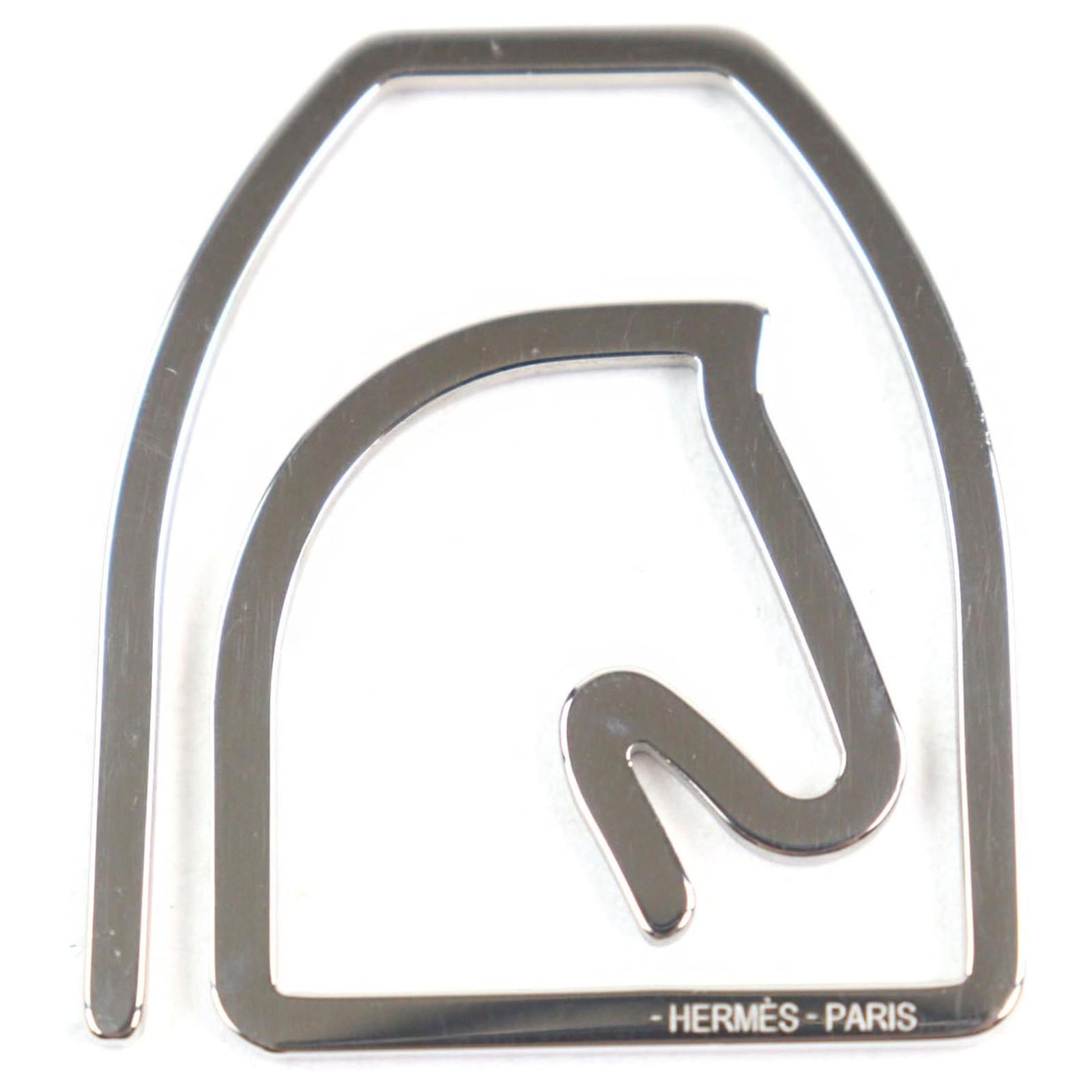 Hermès Pince à billets en argent Equestre Hermes Argenté ref