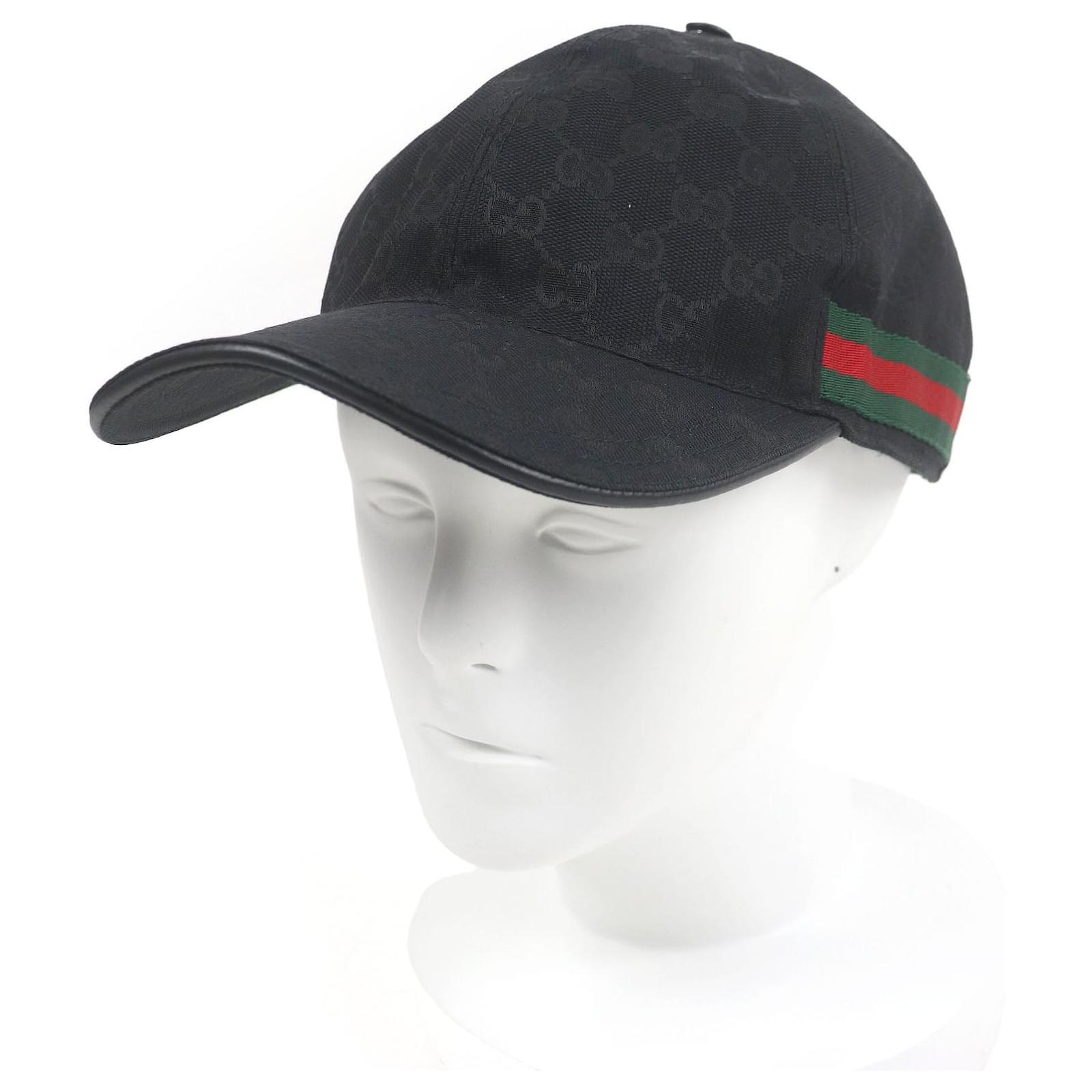 Gucci GG Canvas Cap Black ref.2635876 - Joli Closet