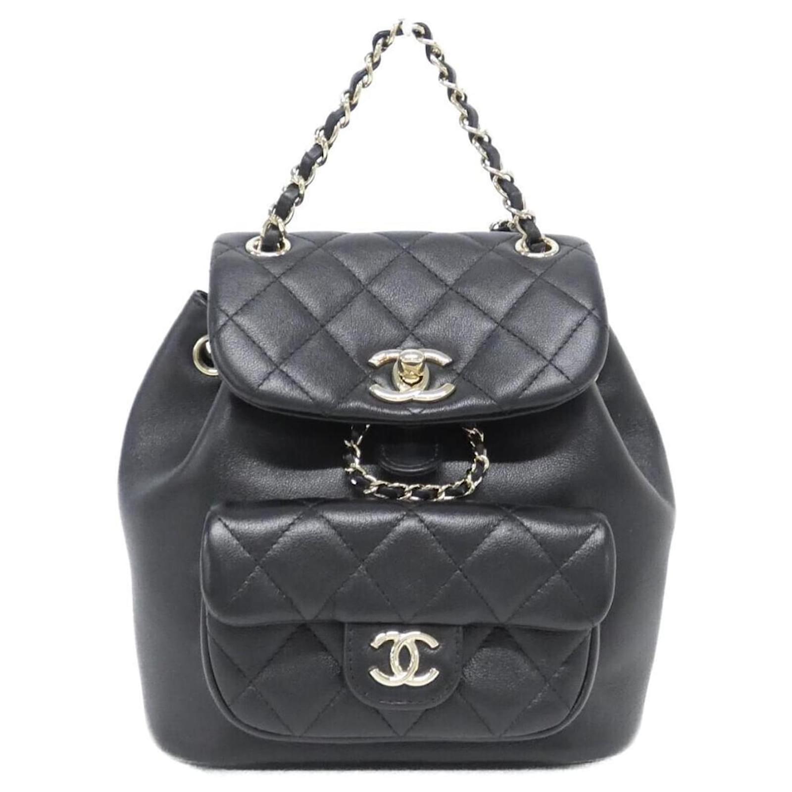 Chanel リュック Chanel AS2908 Backpack Black Leather ref.JC2644218 (Sold) - Joli
