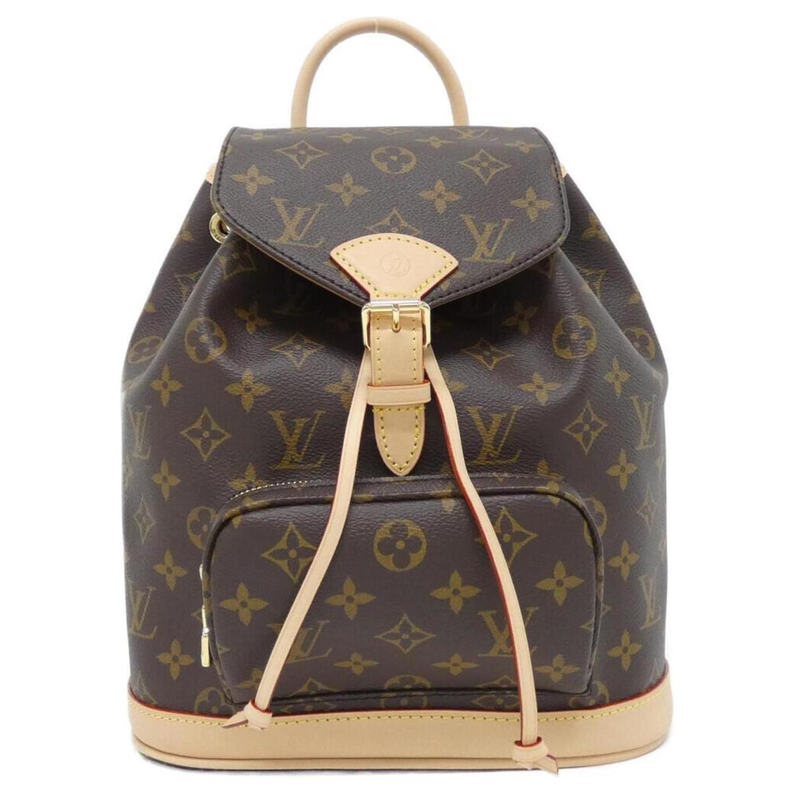 Louis Vuitton Monogram Montsouris PM M11198 Backpack Brown 