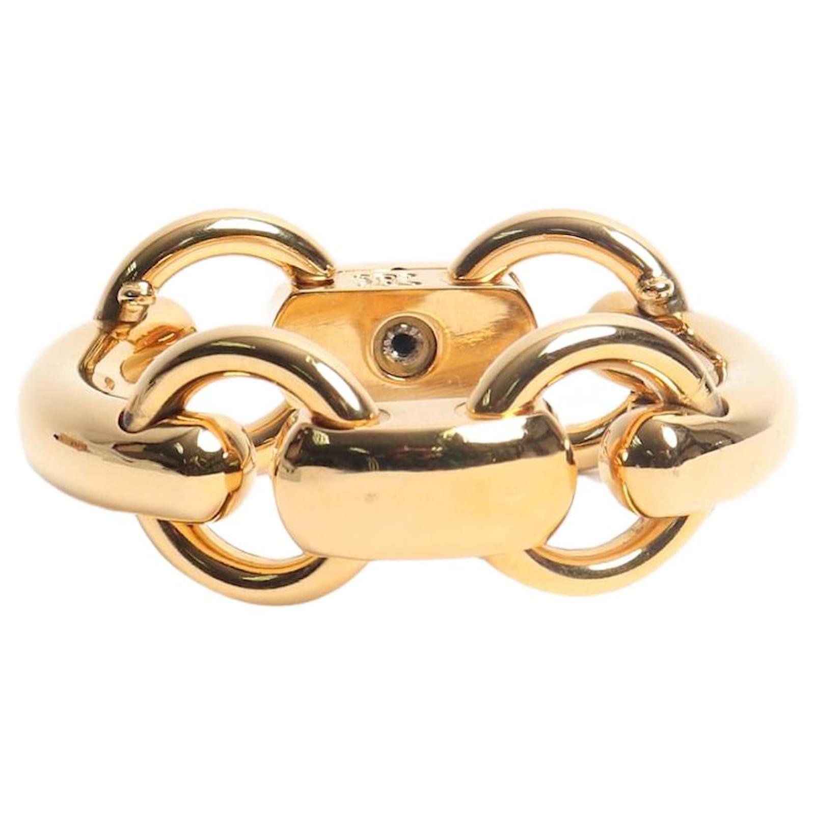 Céline Gold Horsebit link bracelet Golden Metal ref.2644529 - Joli
