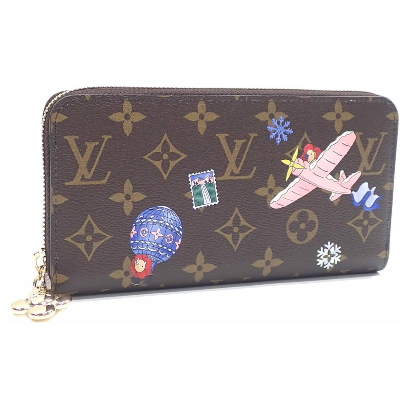 Vivienne Louis Vuitton Monogram Long Wallet Patent leather ref