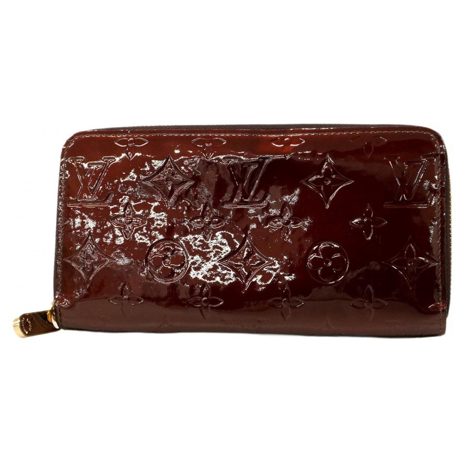 Louis Vuitton Vernis Zippy Wallet M91536 Red ref.2646596 - Joli Closet