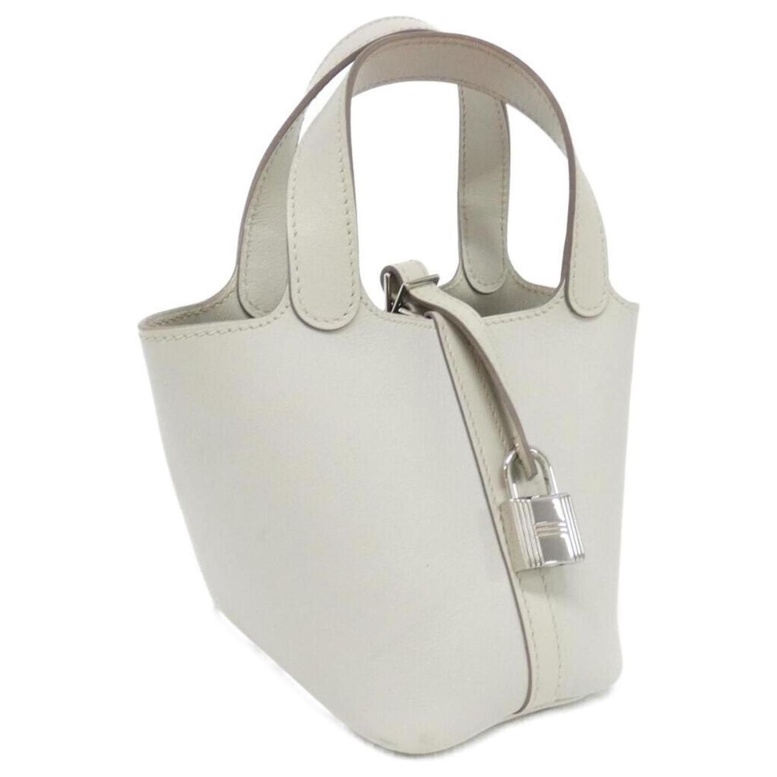 Picotin Micro Hermès Hermes Picotin Lock MICRO Handbag Leather ref.2662109 - Joli Closet
