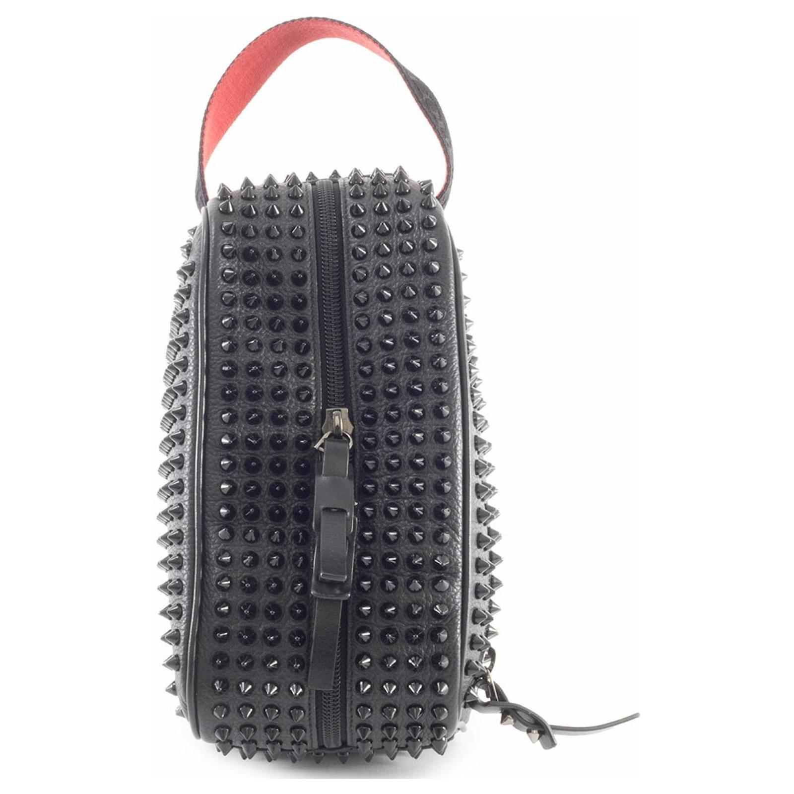 Christian Louboutin Blaster Clutch Bag Black Leather ref.2687395