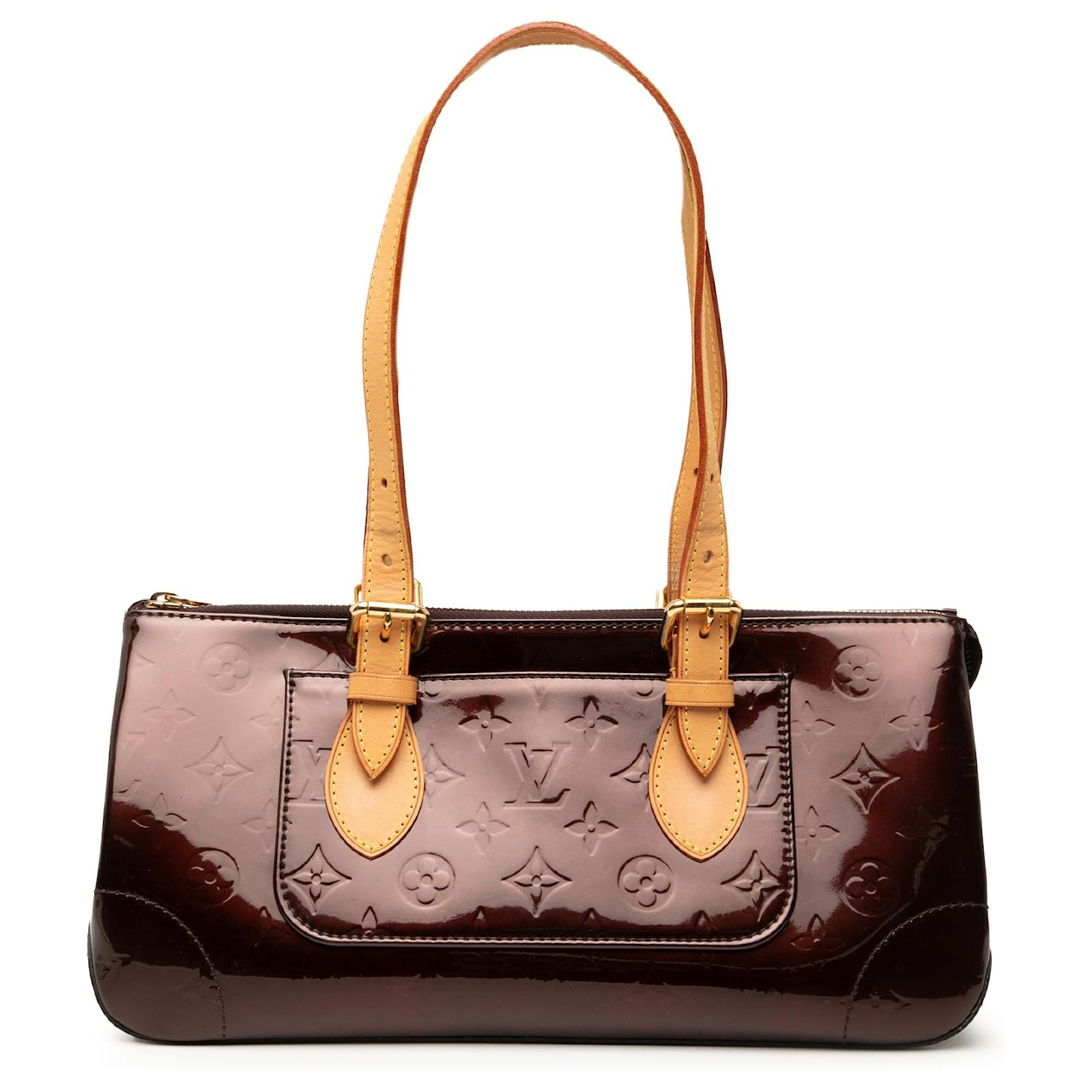 Louis Vuitton Purple Monogram Vernis Rosewood Avenue Leather ref