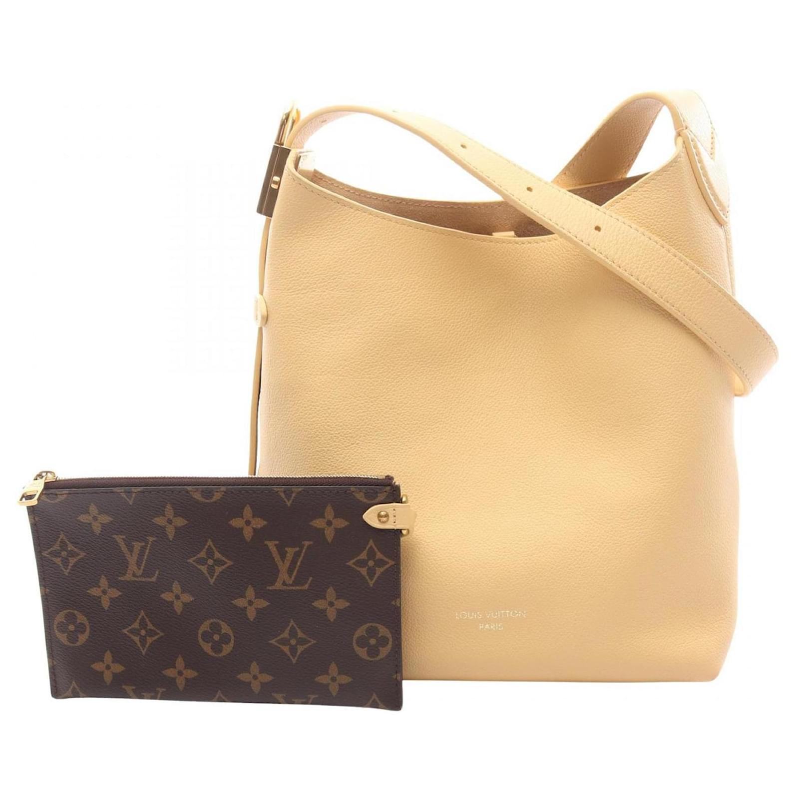 Louis Vuitton Lowkey Hobo PM Shoulder Bag Beige Leather ref
