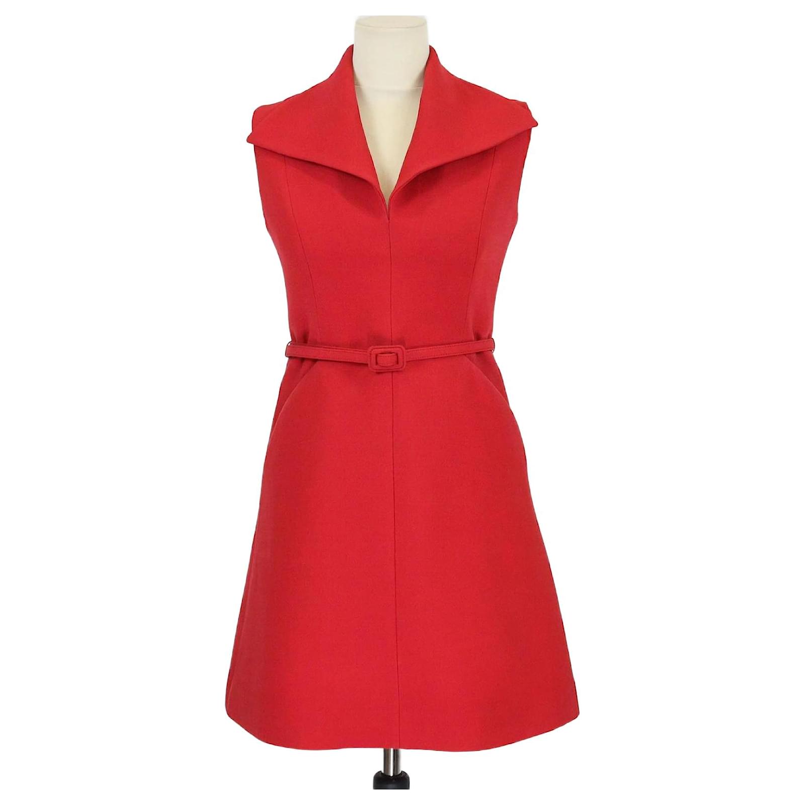 knee length dresses for ladies Dior Black Sleeveless Wool and Silk Mini Dress Size FR 40 (UK 12) RRP –  Sellier