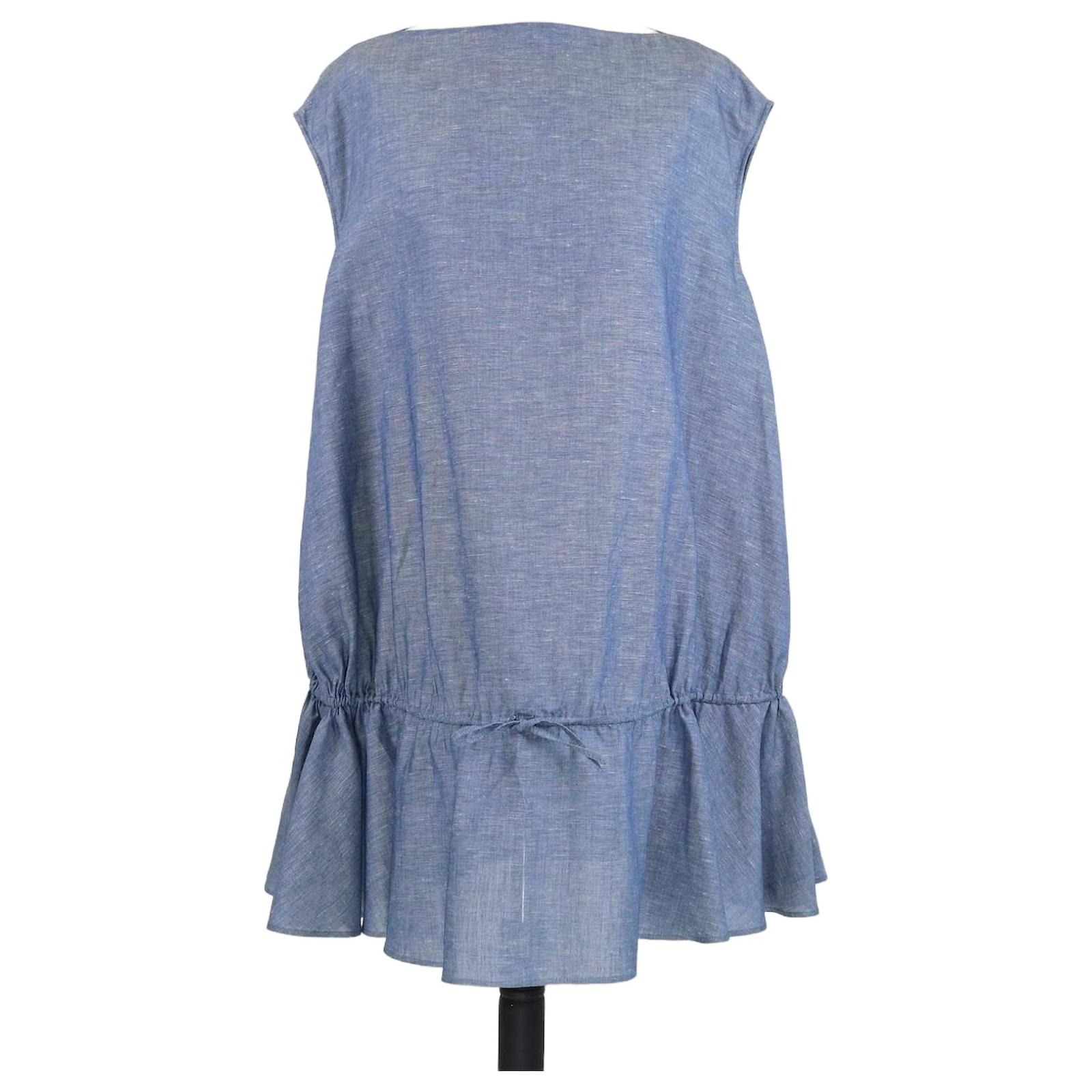 blue alaia dress Alaia Plunging Neckline Embellished Mini Dress main image 1