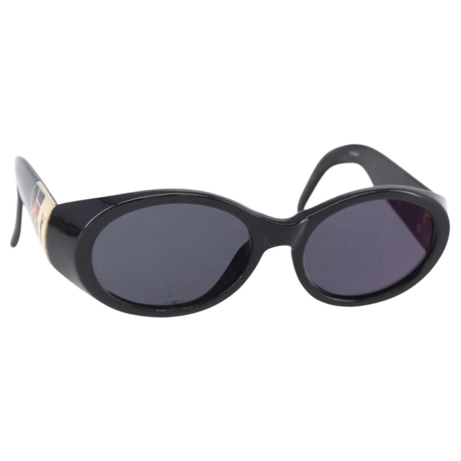 SAINT LAURENT Sunglasses plastic Black Auth bs29548 ref  display picture 1
