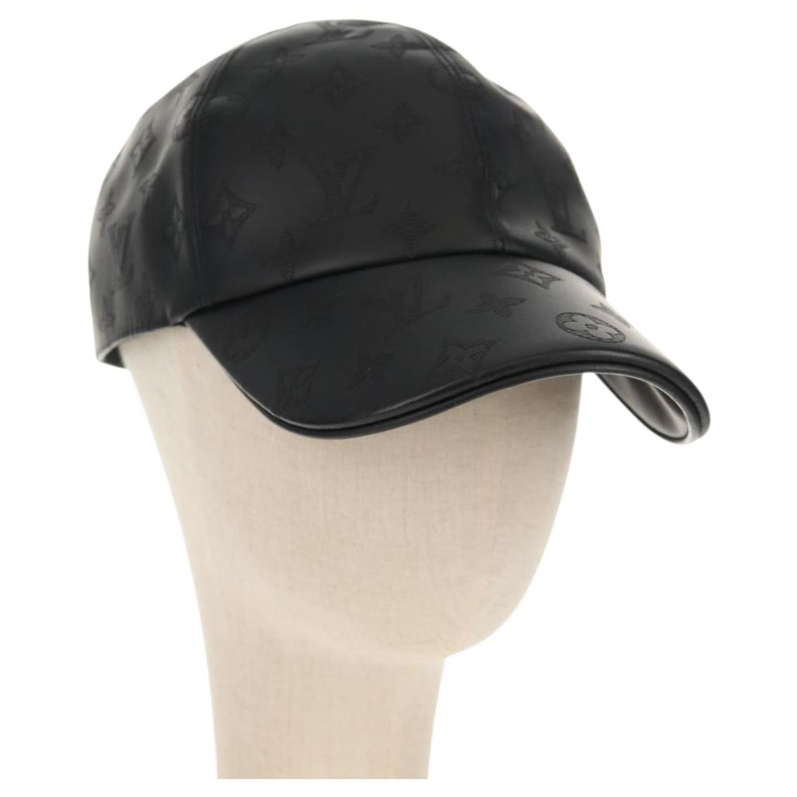 Louis Vuitton Cap Shadow Black Monogram Shadow Cap - Luxury S00 Black | LOUIS VUITTON main image 3