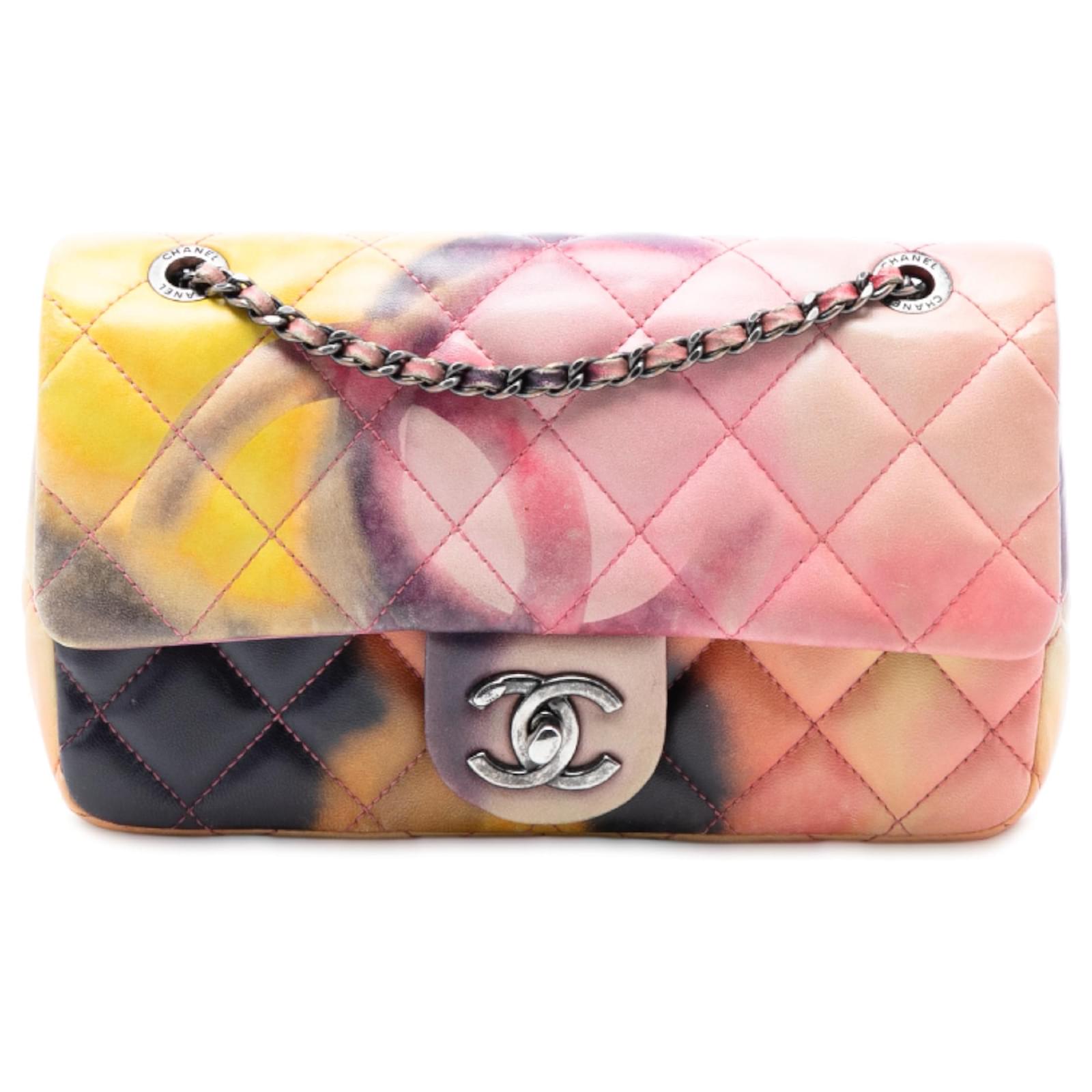 Chanel Pink Small Lambskin Flower Power Single Flap Leather ref