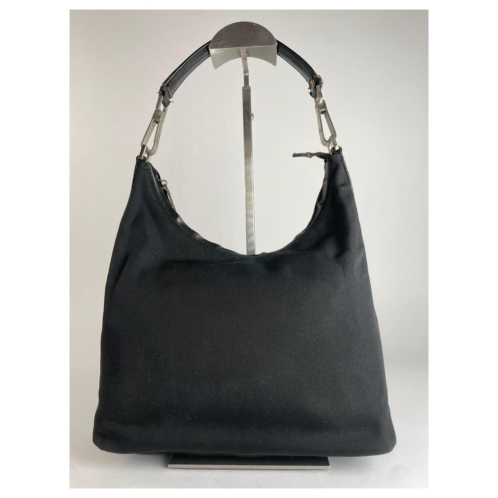 Vintage Gucci Handbag Black Leather ref.2715446 - Joli Closet