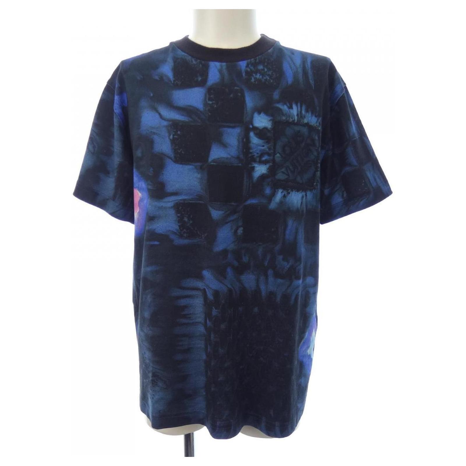 Louis Vuitton T-shirt Blue Navy blue Cotton ref.2716214 - Joli Closet