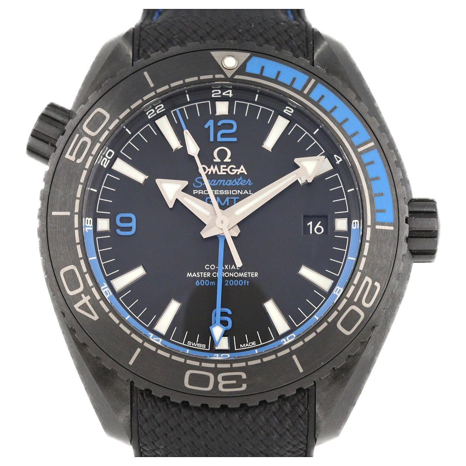 Omega Seamaster Planet Ocean Deep Black GMT Automatic Watch ref.2720587 ...