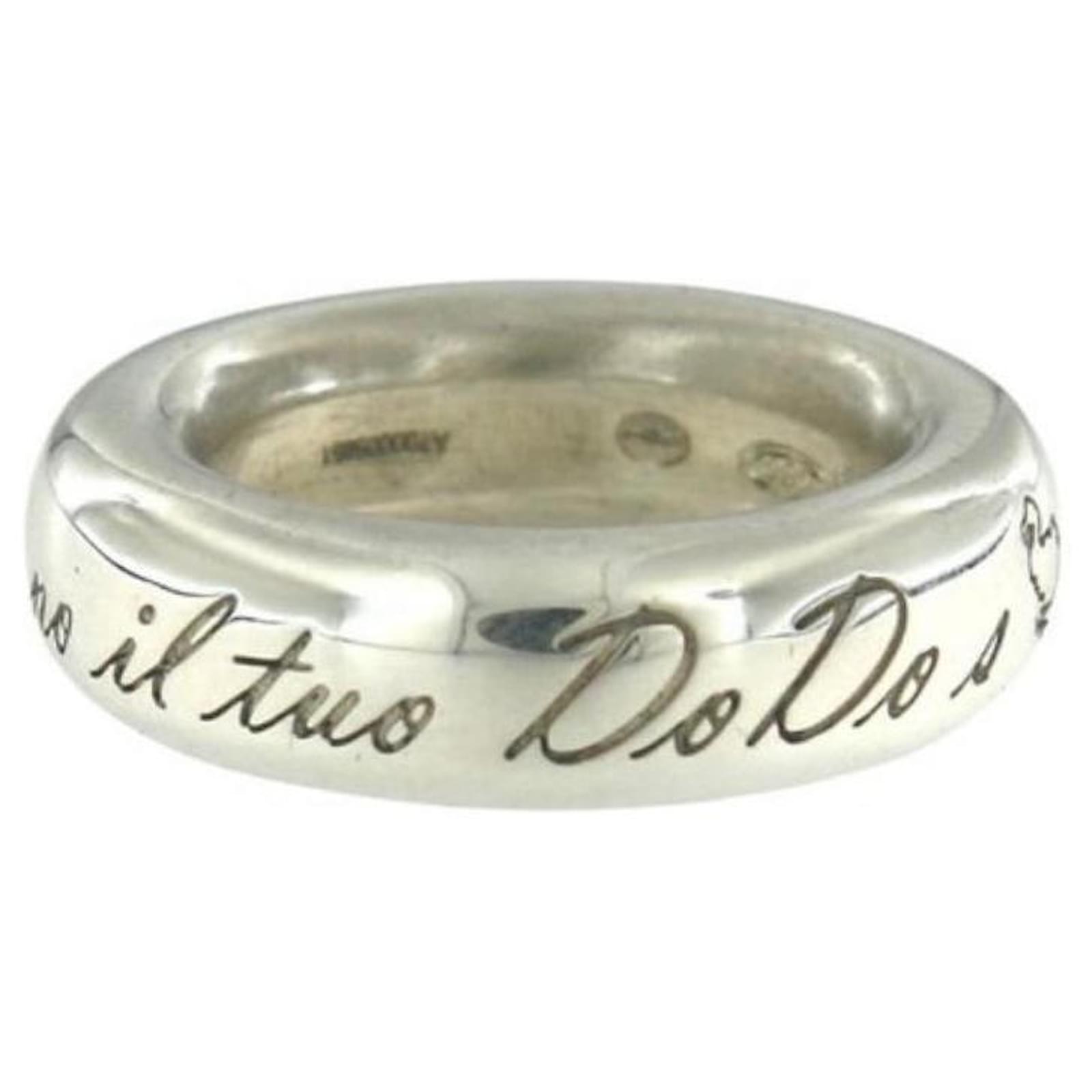 Dodo Pomellato 925 Silver Ring Dodo by Pomellato New Silvery ref