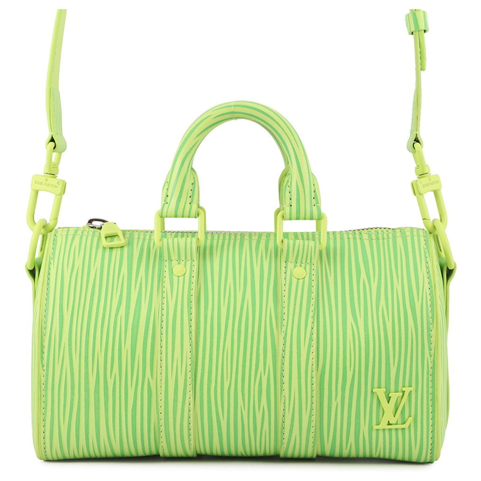 Keepall Louis Vuitton Epi XL Handbag Green Leather ref.JC2729525