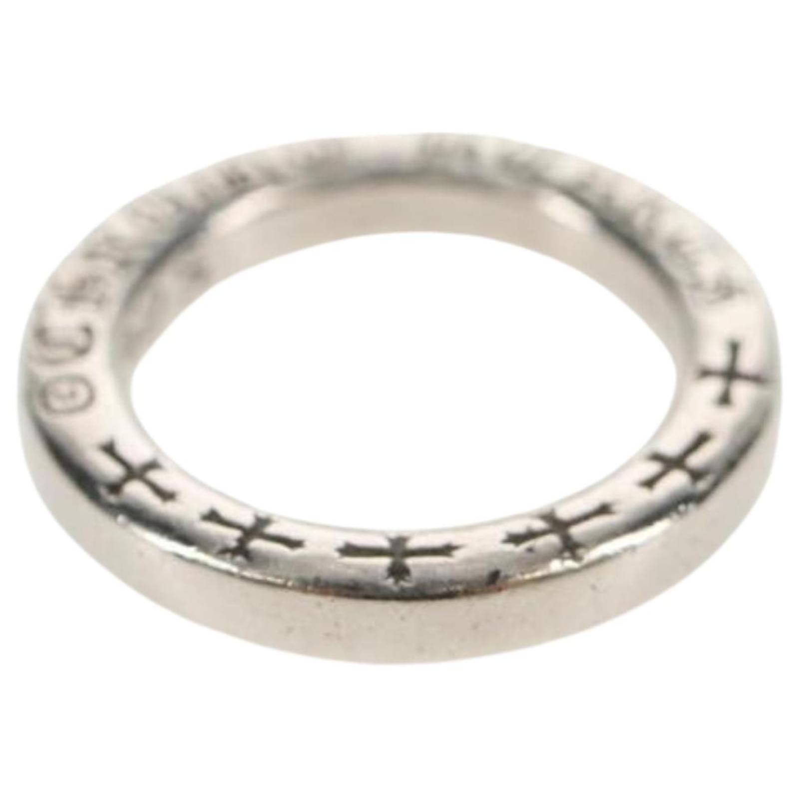 Chrome Hearts NTFL Ring Ag925 Silver Auth 157993SAM Silvery ref