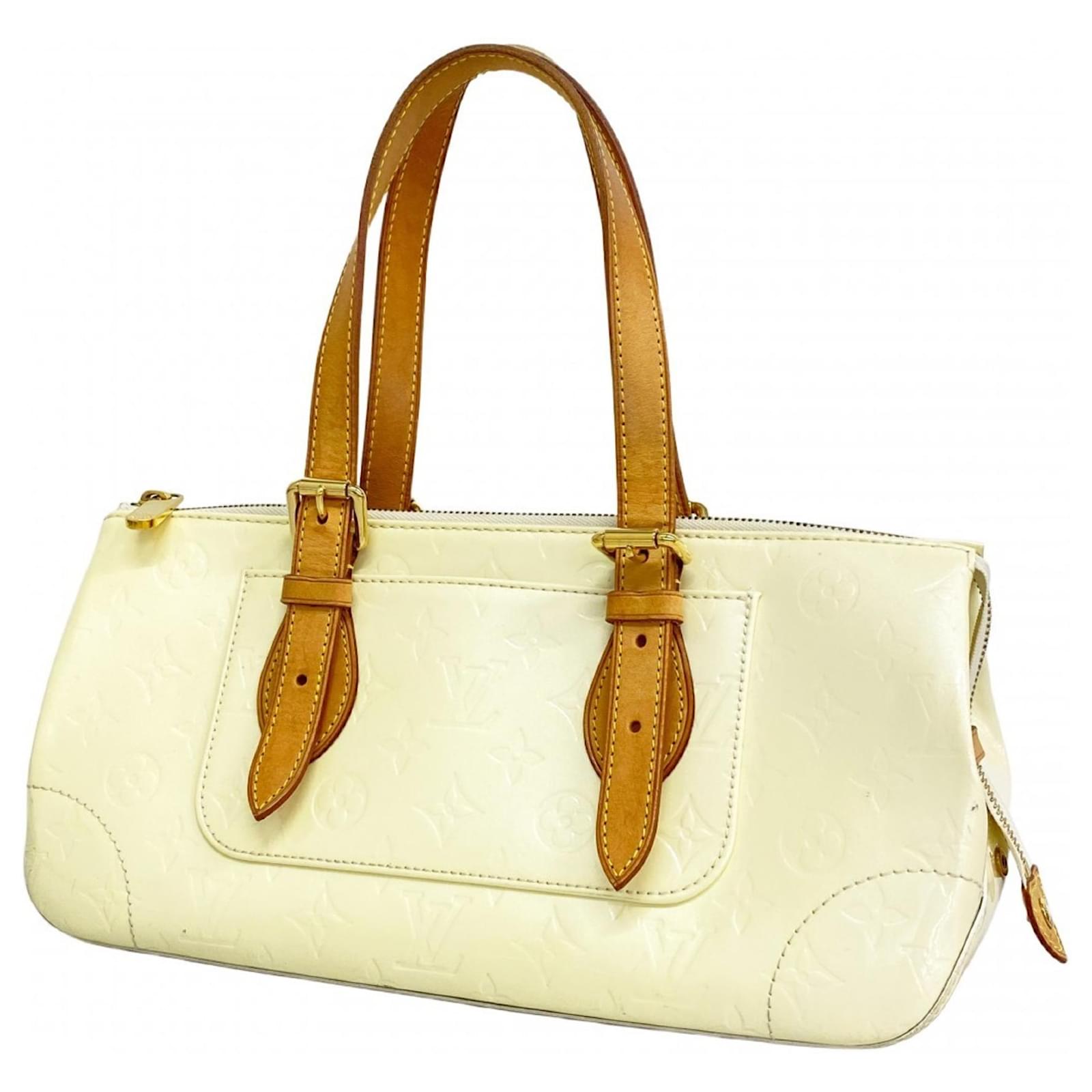 Louis Vuitton Vernis Rosewood Avenue Shoulder Bag White ref