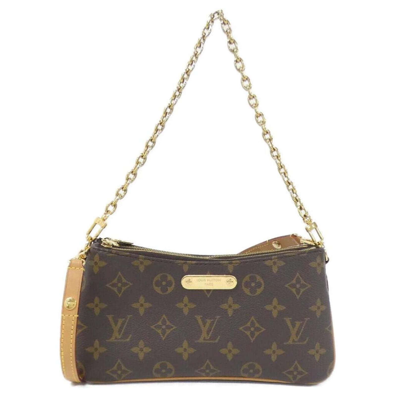 Louis Vuitton Monogram Pochette Liv M83008 Shoulder Bag Brown