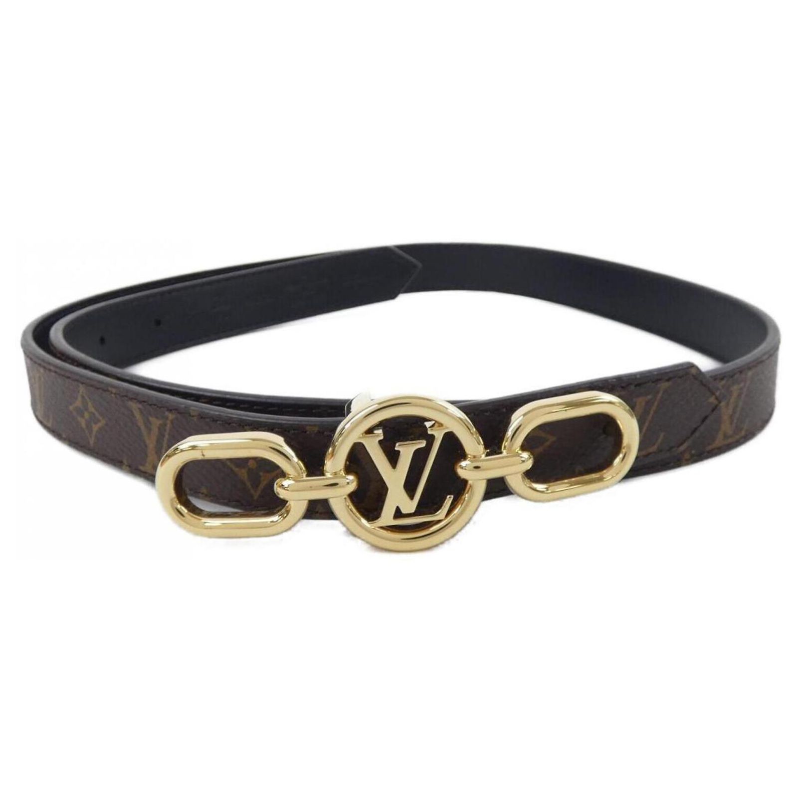 Louis Vuitton LV Circle Prime Reversible Belt Brown Black 