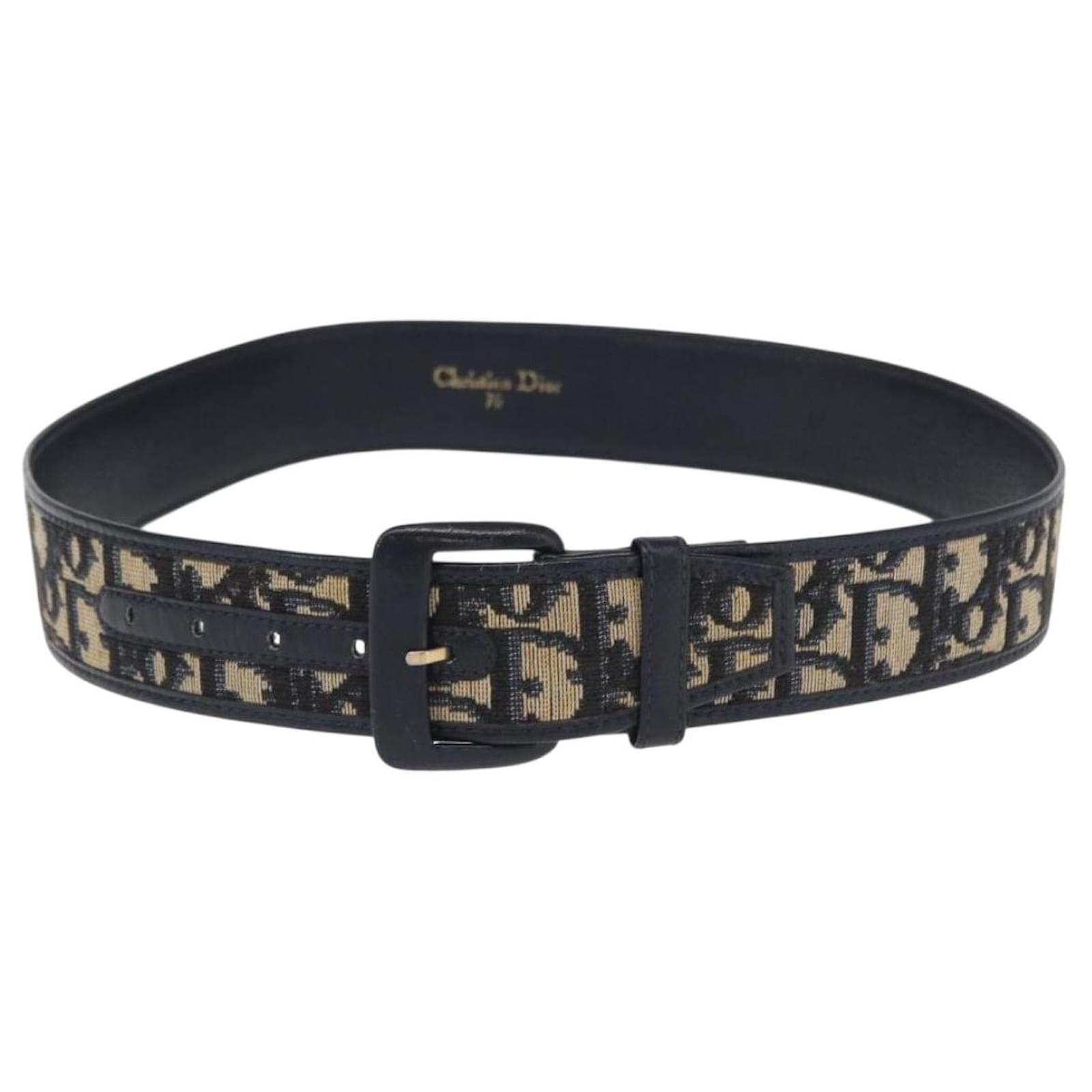 Christian Dior Trotter Canvas Belt 30.7