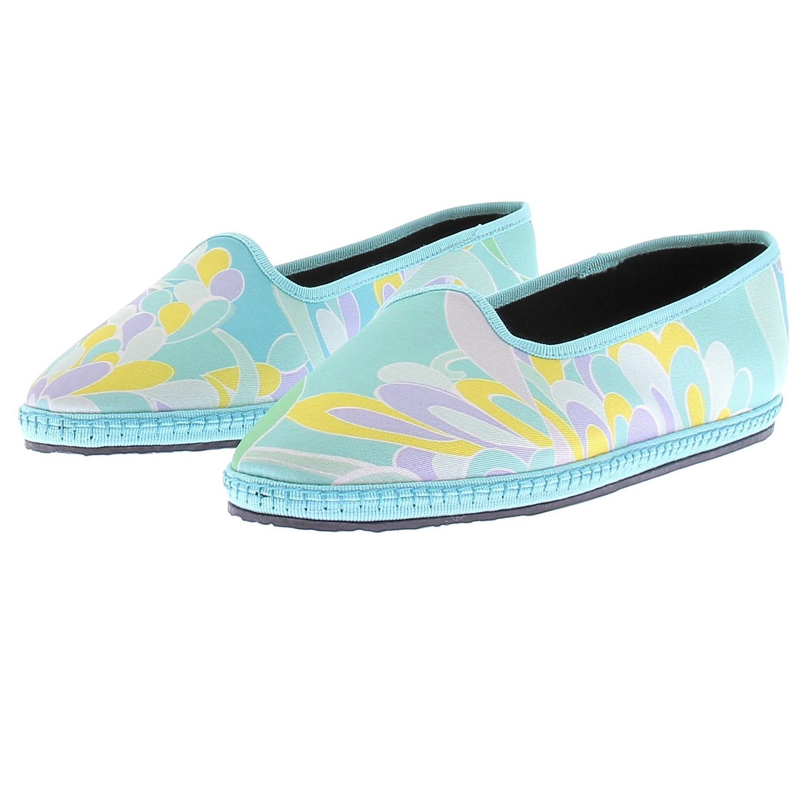 Ballerines Emilio Pucci Cuir Vernis Colorées - Pointure 37/38 - Occasion Très Bon état