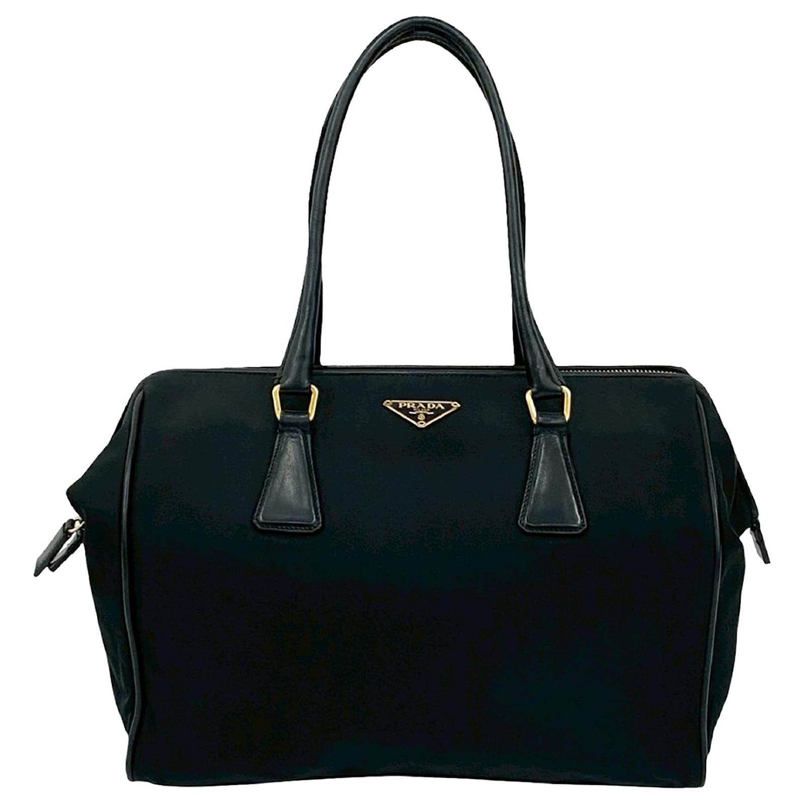 Prada Black Tessuto Handbag Nylon Cloth ref.2781232 - Joli Closet