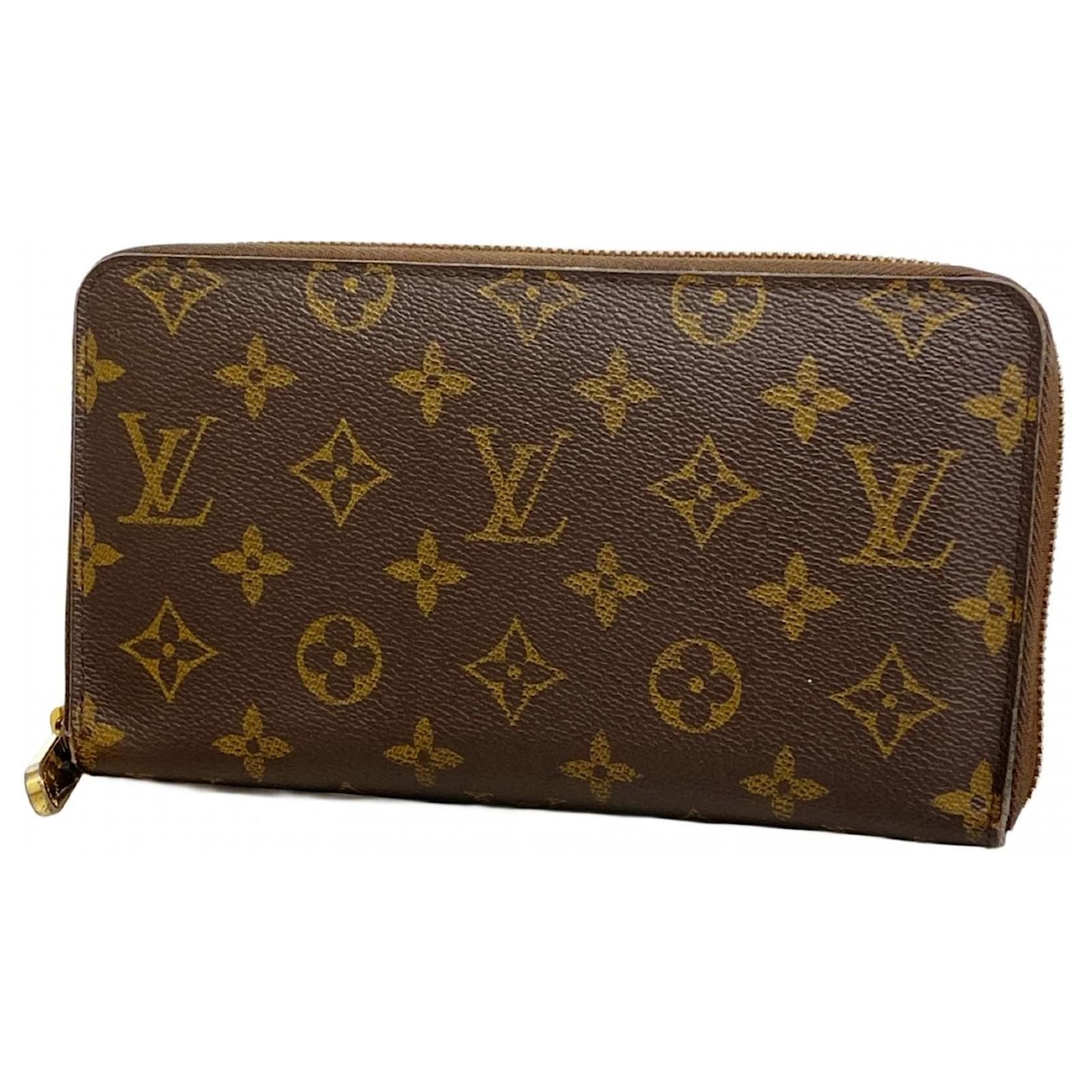 Louis Vuitton Monogram Zippy Organizer Long Wallet NM M62581 Brown