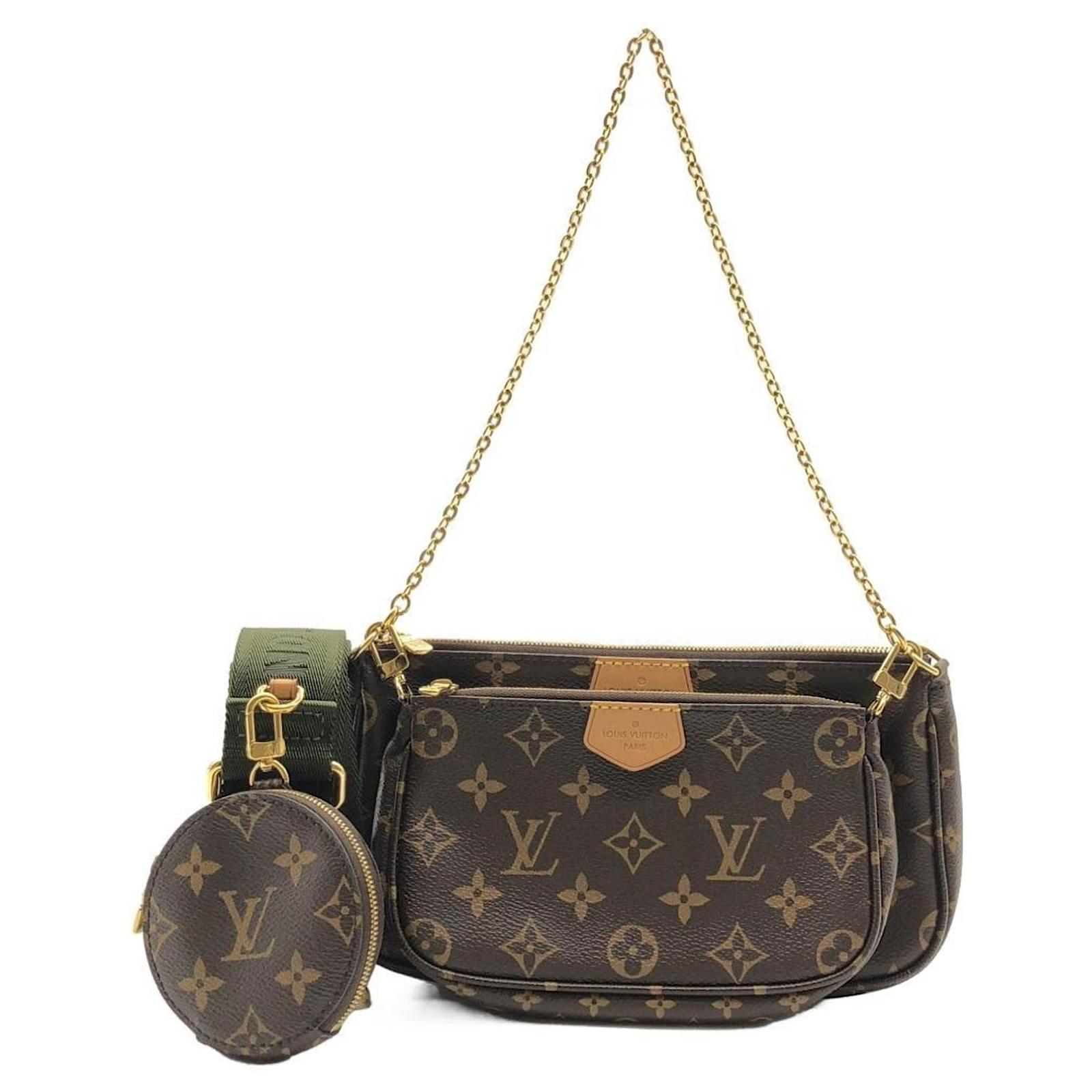 Louis Vuitton Coated Canvas Brown Shoulder Bags Cloth ref.2807477