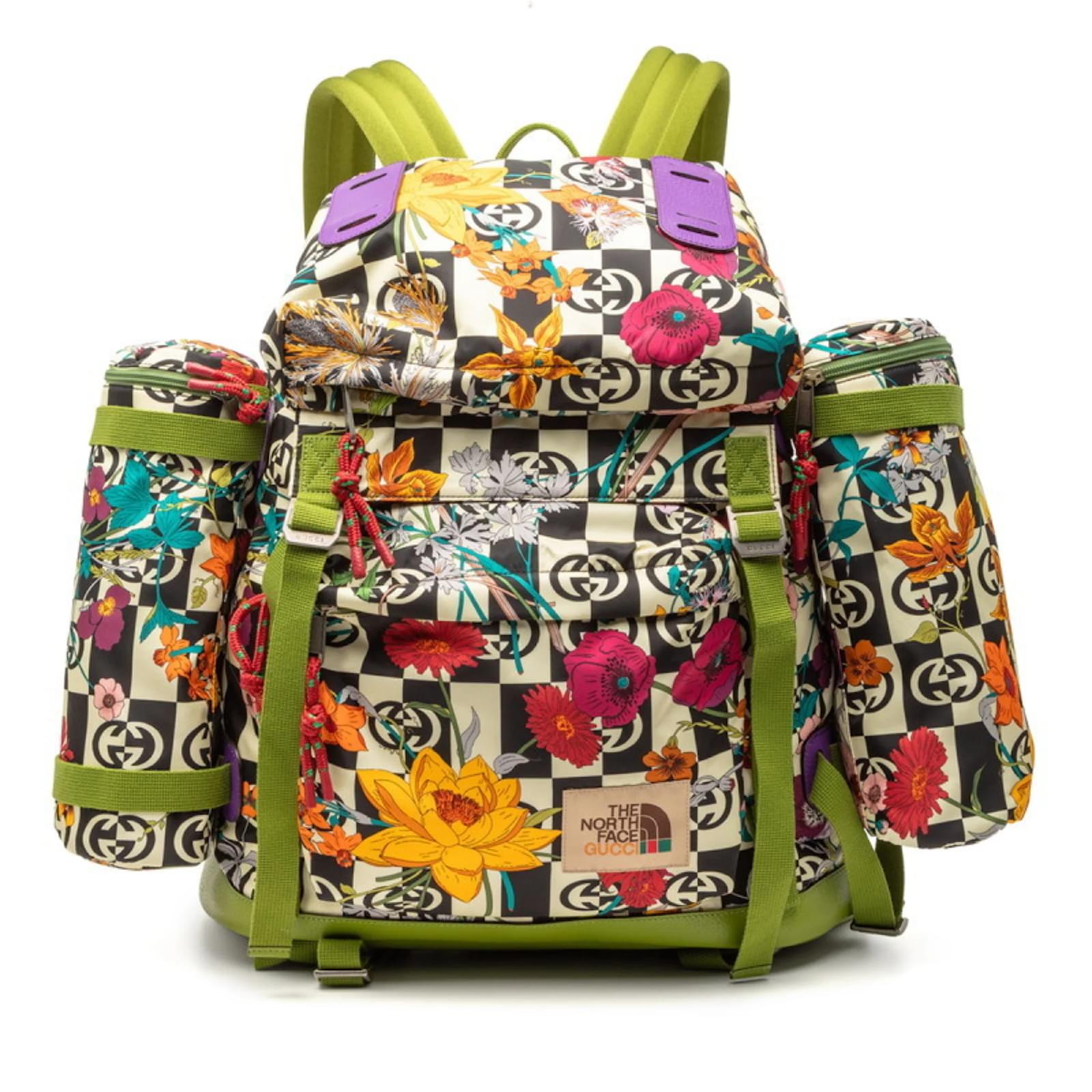 floral north face backpacks The Women's Borealis Commuter Laptop Backpack, Forest Olive Grounded Print/Forest Olive, One Size This isnt just a backpack Gucci The North Face Flower