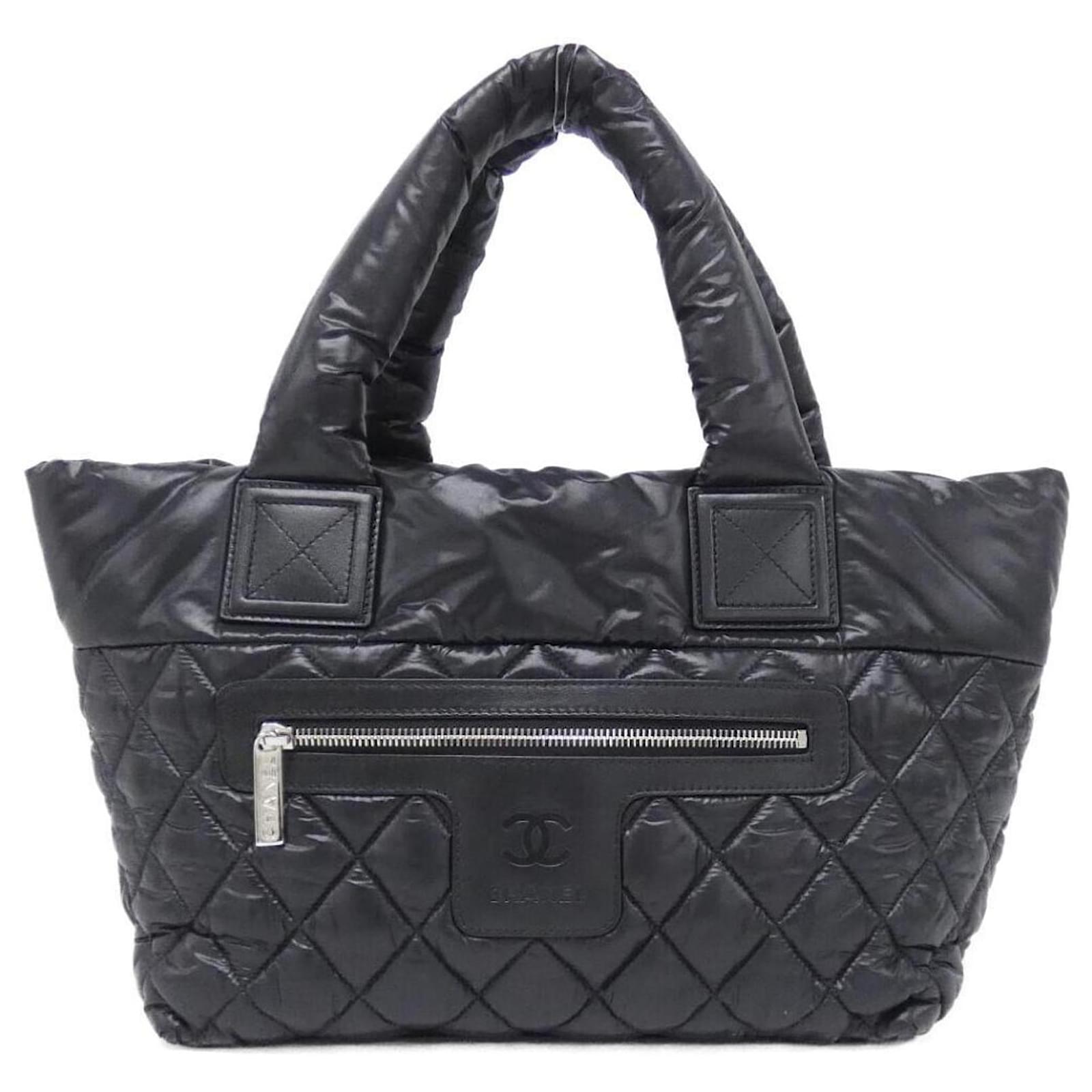 Chanel Coco Cocoon Line 48610 Handbag Black Nylon ref.2820671