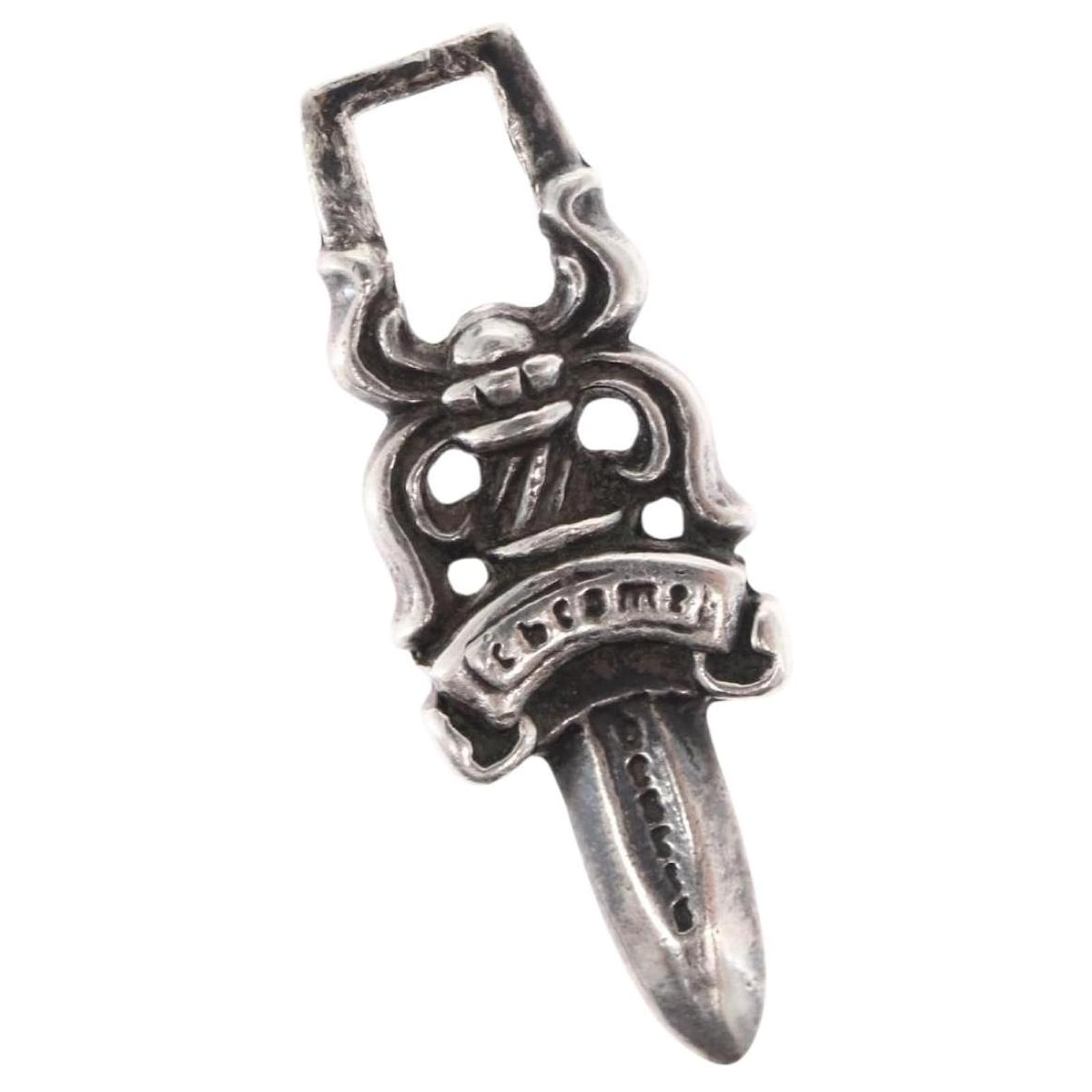 CHROME HEARTS DAGGER CHARM ルビーパヴ 正規品 CHROME HEARTS トップ DAGGER CHARM ルビーパヴェ CHROME HEARTS #5