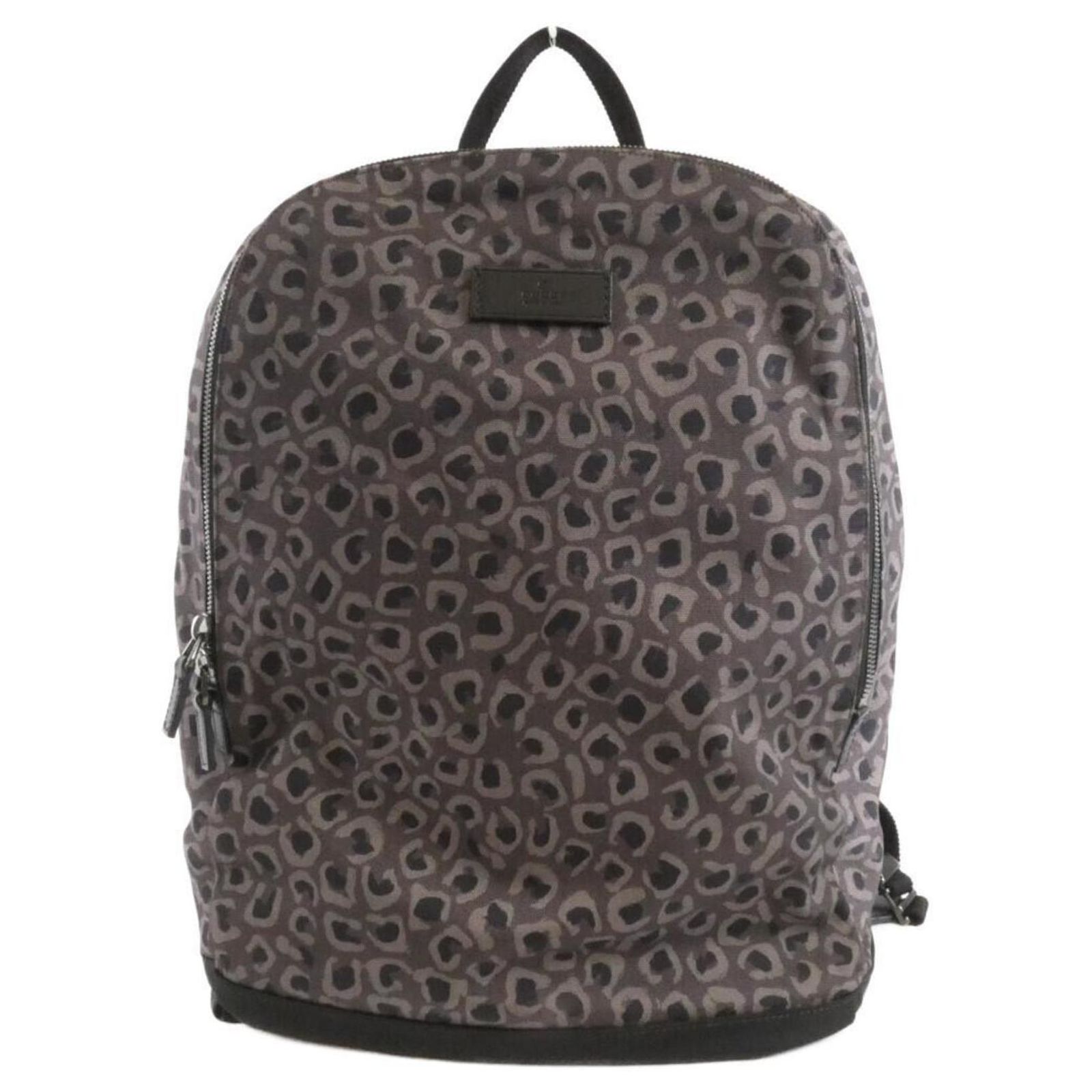 Gucci 353476 KNS4R Gray Nylon Backpack Brown ref.2873006  display picture 1