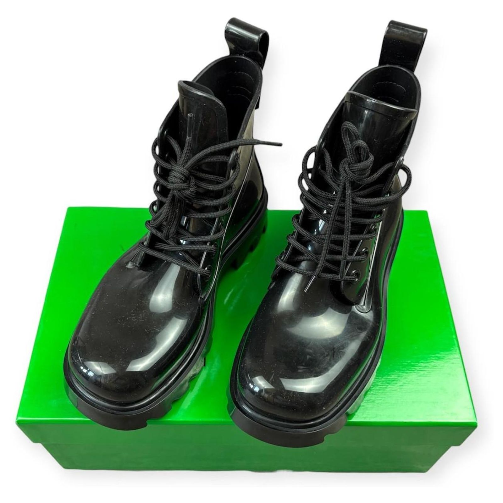 Bottega Veneta Stride Lace-Up Boots Black – Size 37 ref.2886065