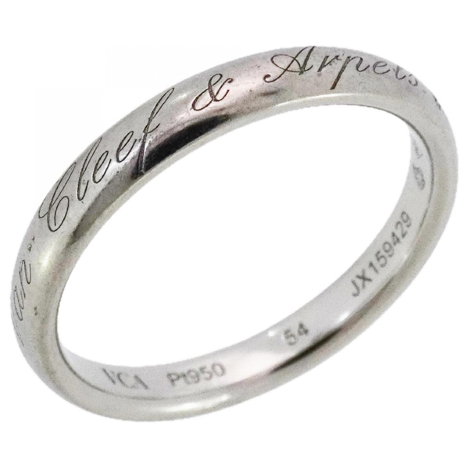 Bague Tulle Senior Van Cleef & Arpels Platine ref.2920656 - Joli Closet