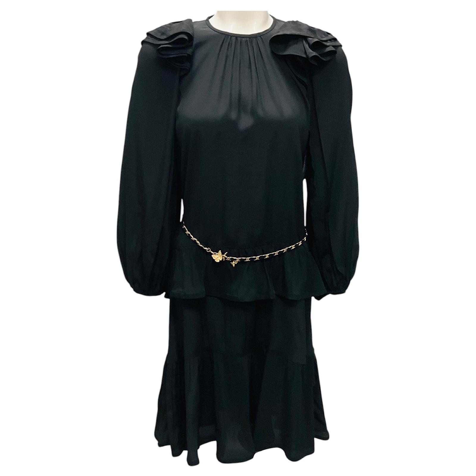 Zimmermann Black Frilled Mini Dress Viscose ref.2973661 - Joli Closet Zimmermann Black Frilled Mini Dress Viscose ref.2973661 - Joli Closet