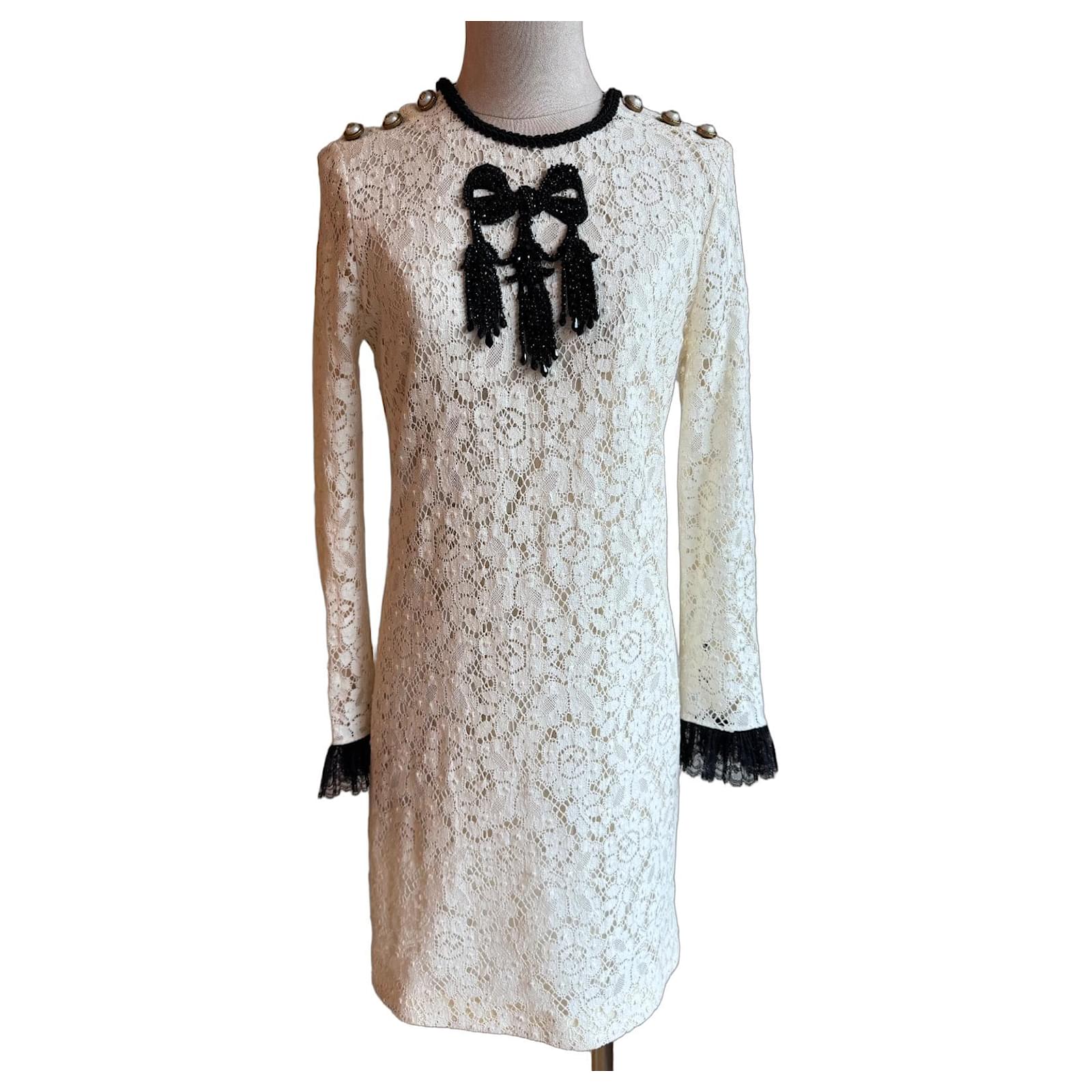 Gucci White Cotton Dress ref.2991578 - Joli Closet Gucci White Cotton Dress ref.2991578 - Joli Closet