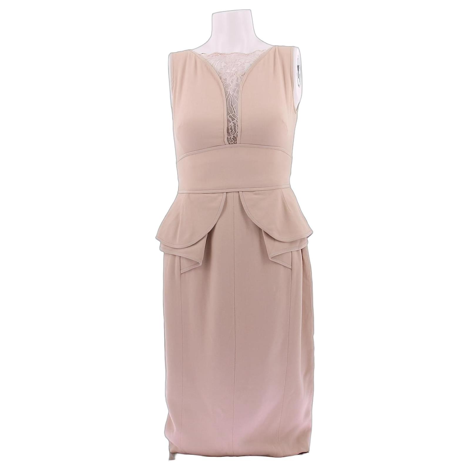 elie saab pink lace dress Look 19 ELIE SAAB