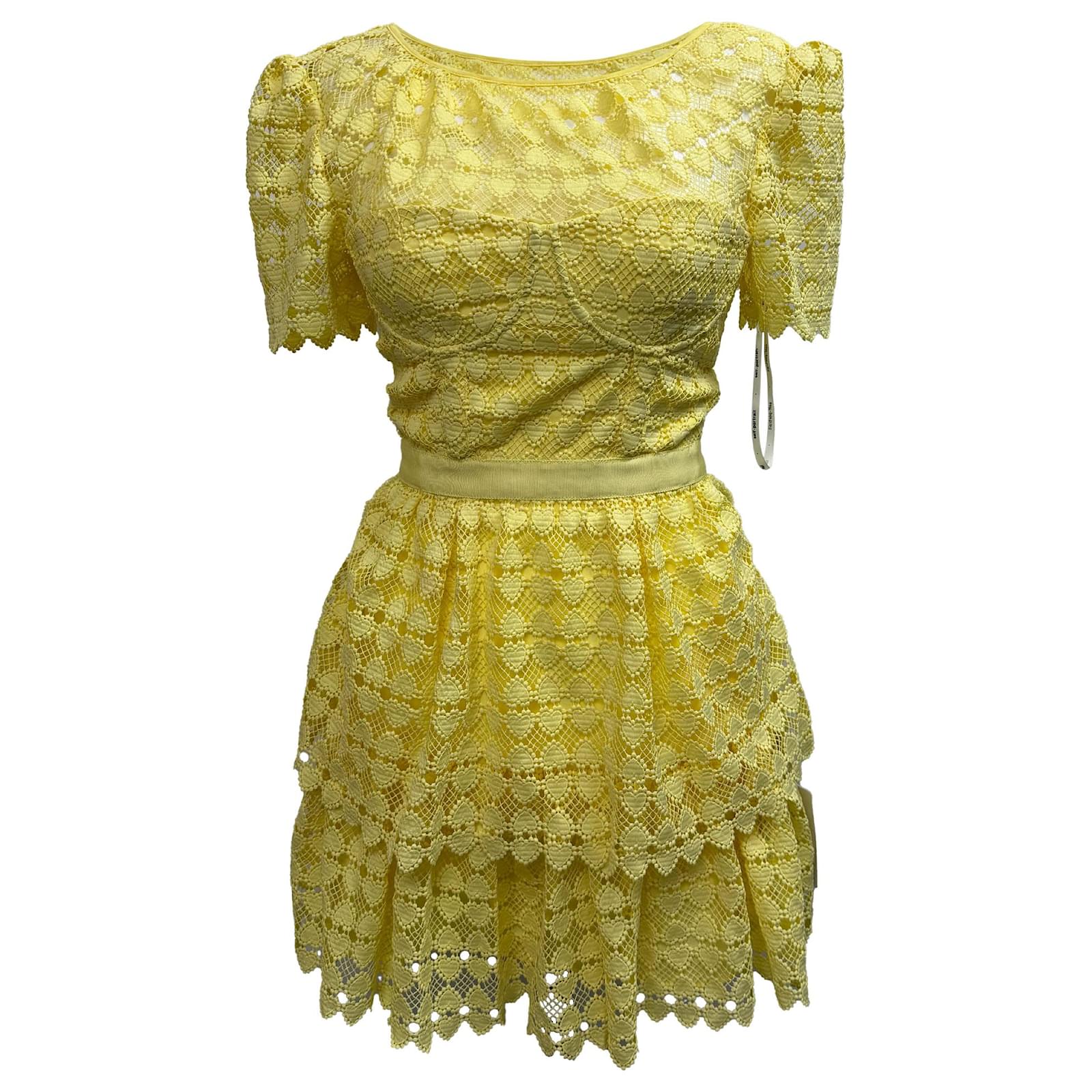 chinese dress ladies White Rhinestone Lace Maxi Dress  self-portrait-US