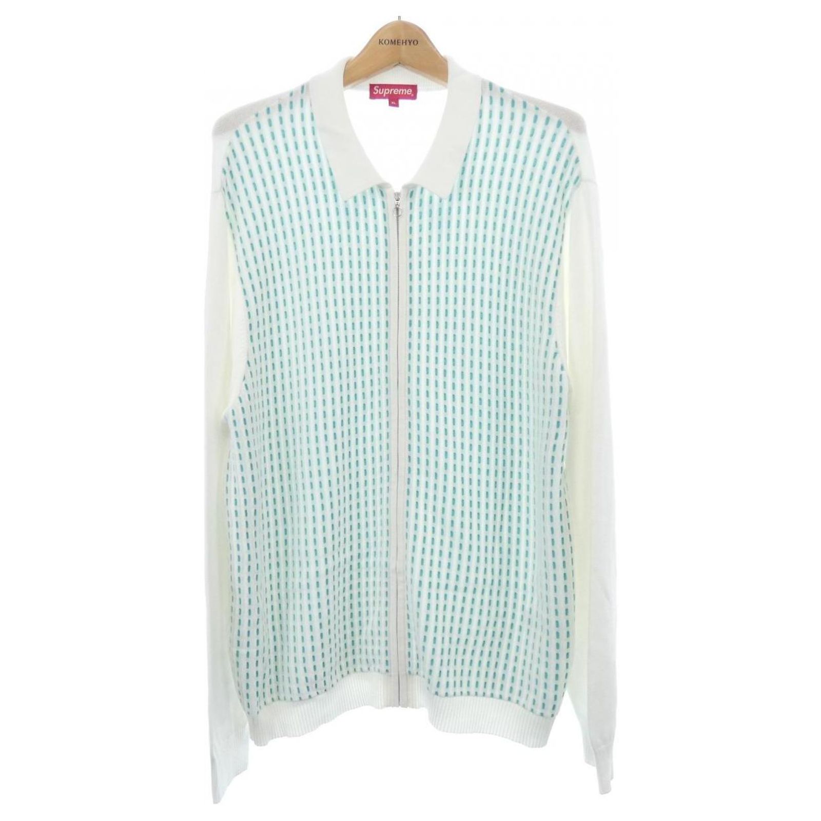 ショッピング大特価 Supreme dashes zip up knit polo 【公式通販】