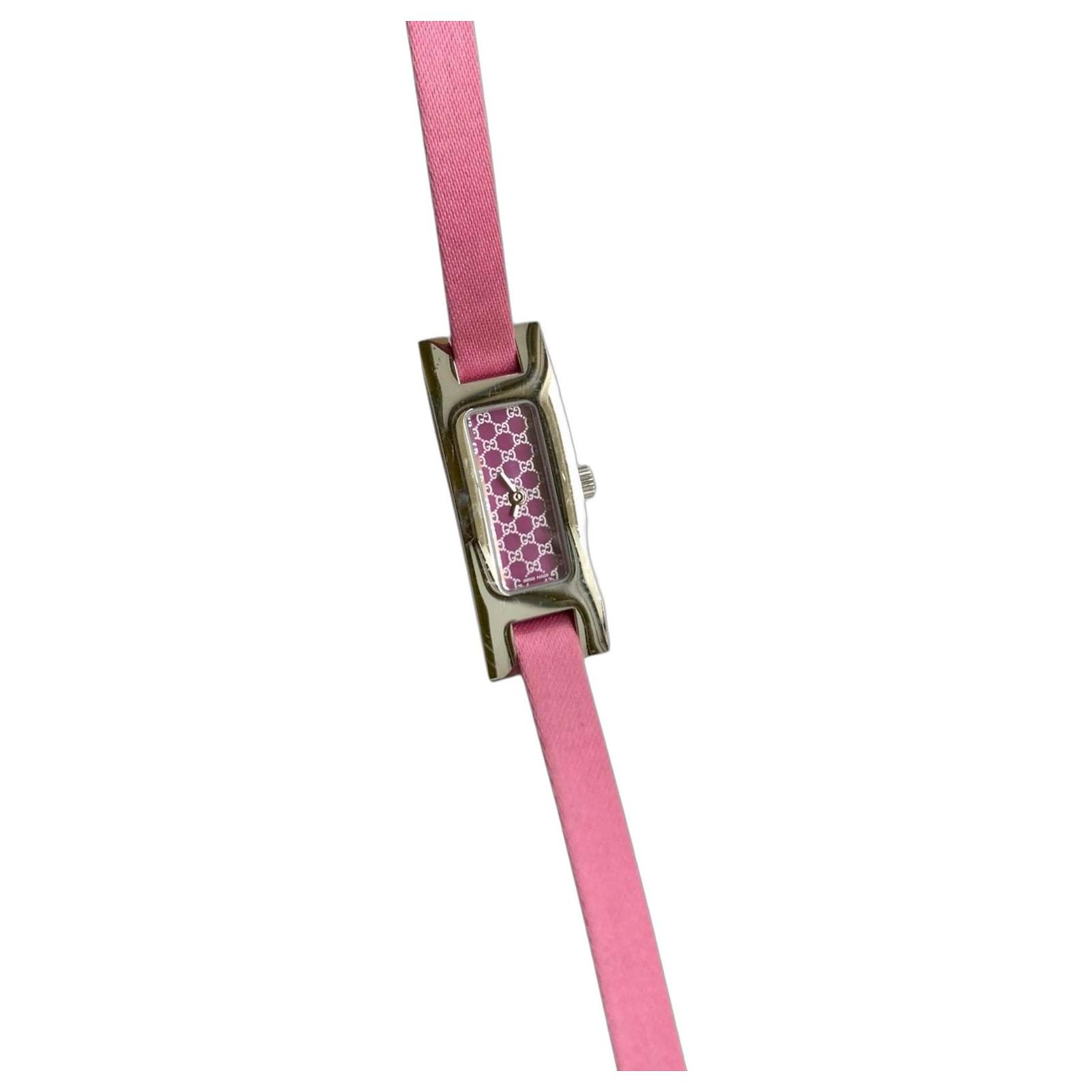 GUCCI 3900 PINK BRACELET WATCH Ladies 114 I-Gucci 3ct Diamond Pink Watch YA114404 965440 main image 3