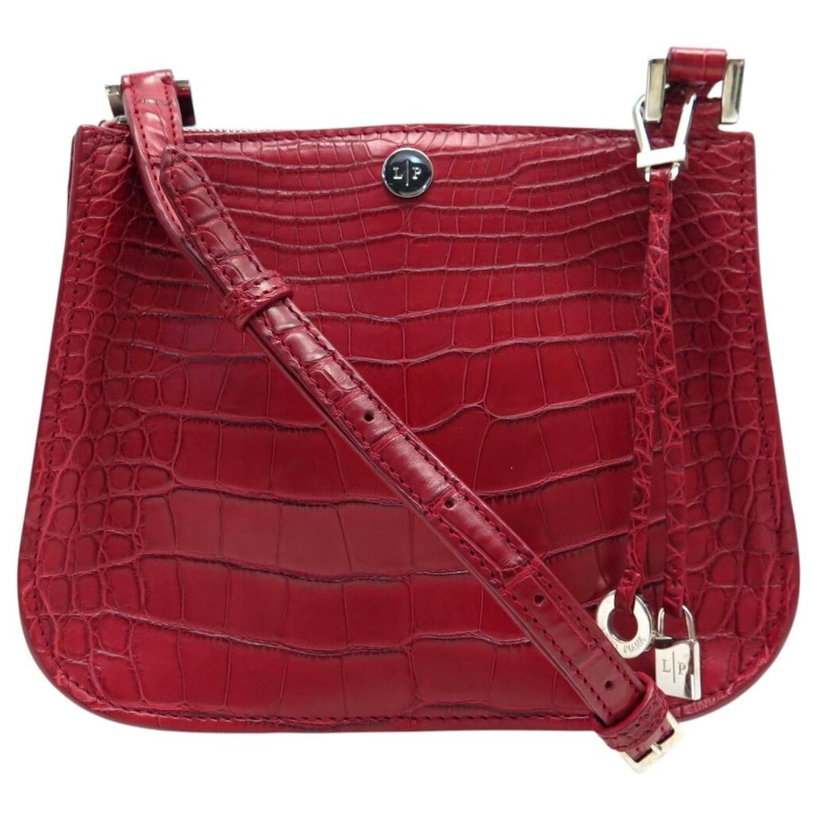 NEW LORO PIANA MILKY WAY CROCODILE ALLIGATOR LEATHER SHOULDER BAG