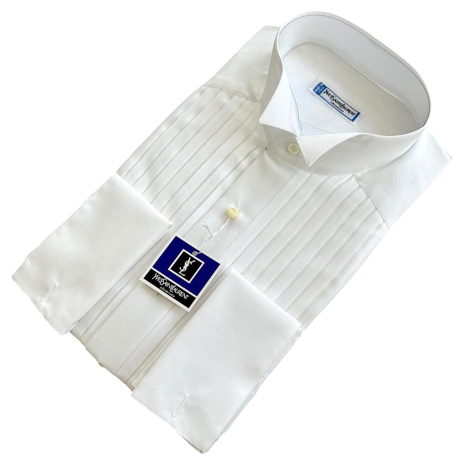chambray dress shirt Ricky Western Chambray Shirt In Blue/Black Overdye, Midnight / 46 (US 8/10)
