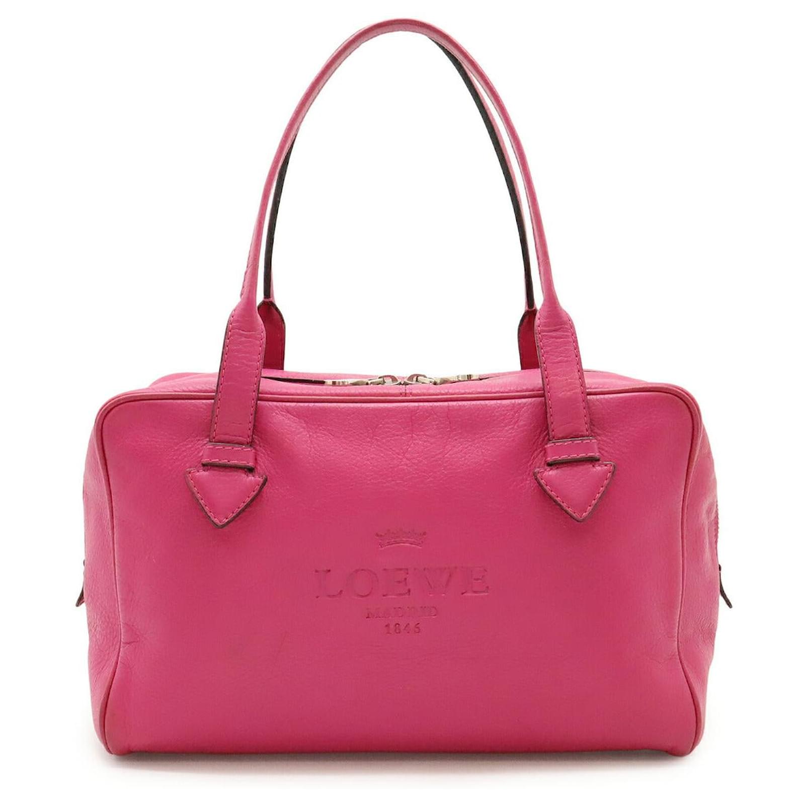 Loewe Heritage Leather Handbag Pink Fuschia ref.3204696 - Joli Closet