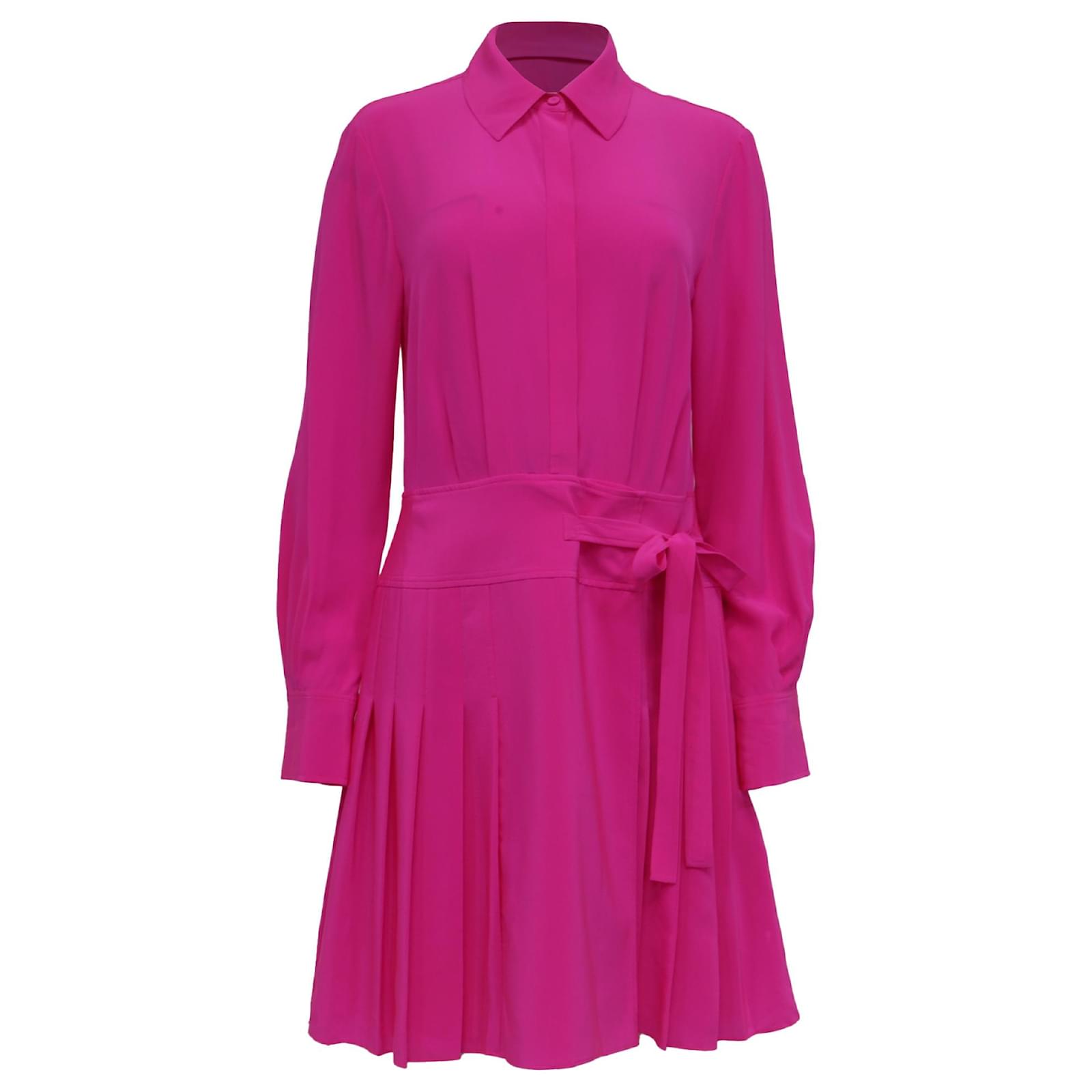 jason wu shirt dress Jason Wu Collection Women's Watercolor Floral Silk Shirtdress - Black Light Jade